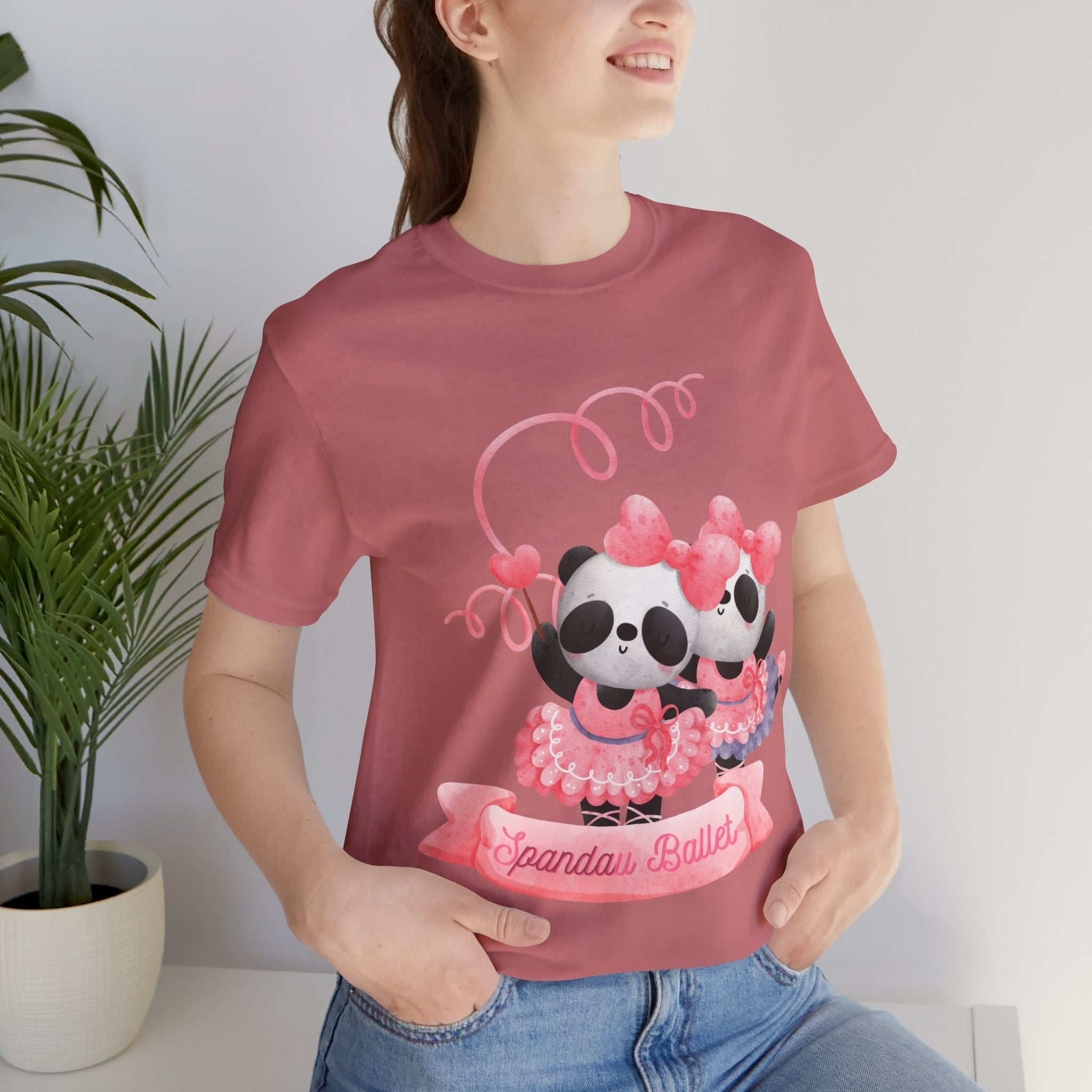 Pandau Ballet T-Shirt: Cute, Whimsical Panda Ballet Dancers