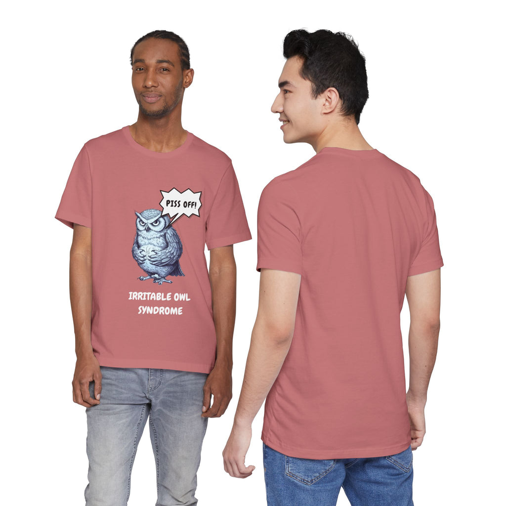 Irritable Owl Syndrome Funny Pun T-Shirt - Owl Lovers Tee