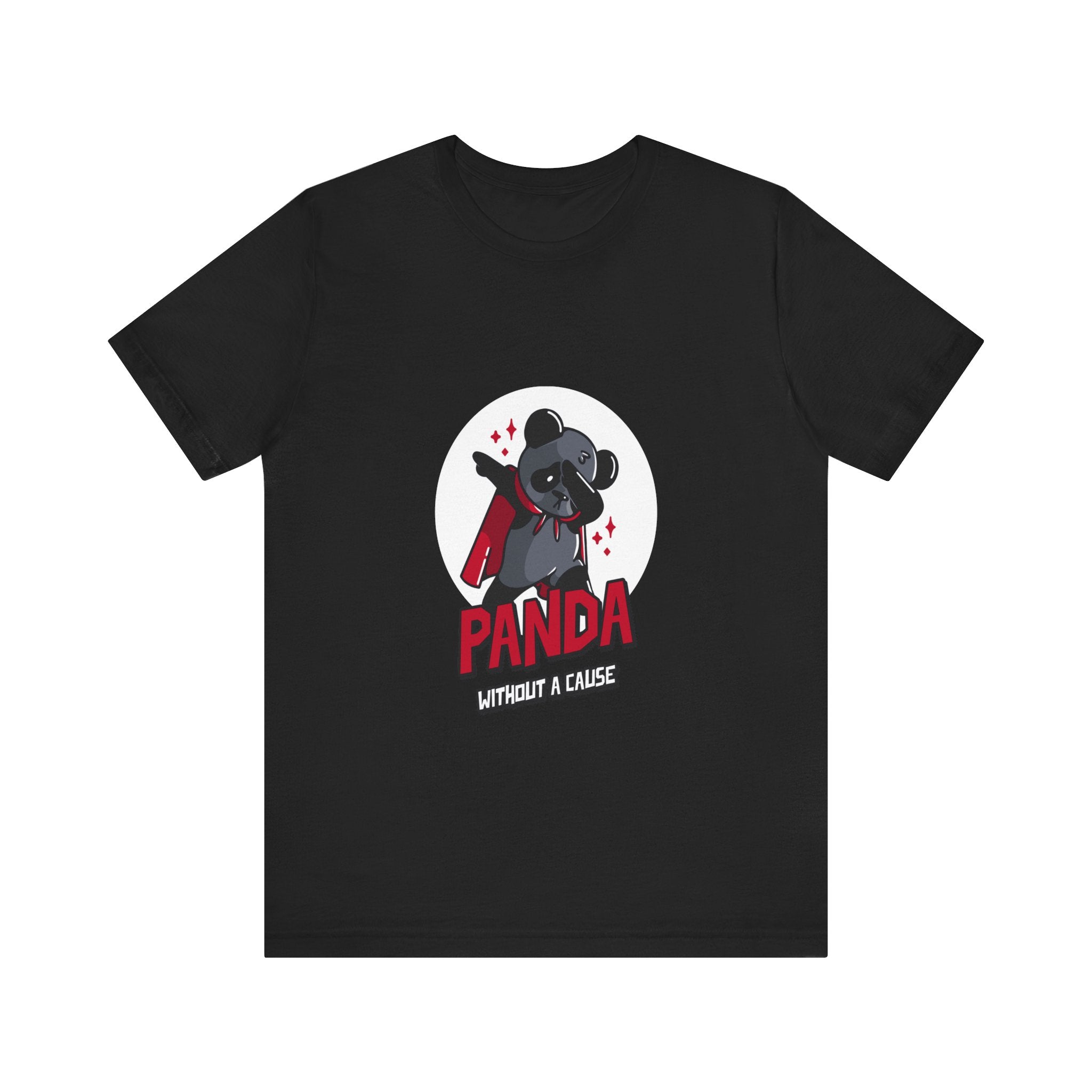 Panda Without a Cause T-Shirt: Quirky Cartoon Panda Mascot