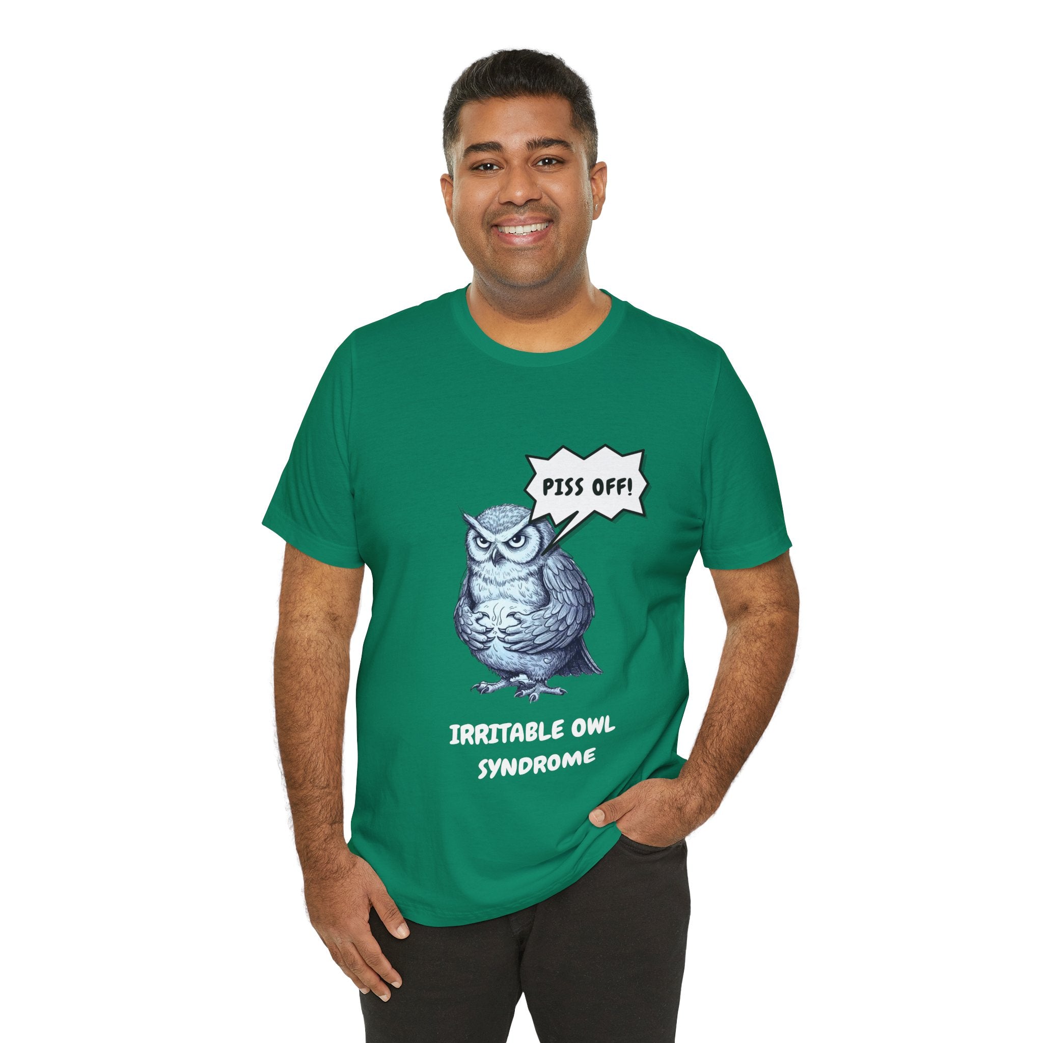 Irritable Owl Syndrome Funny Pun T-Shirt - Owl Lovers Tee