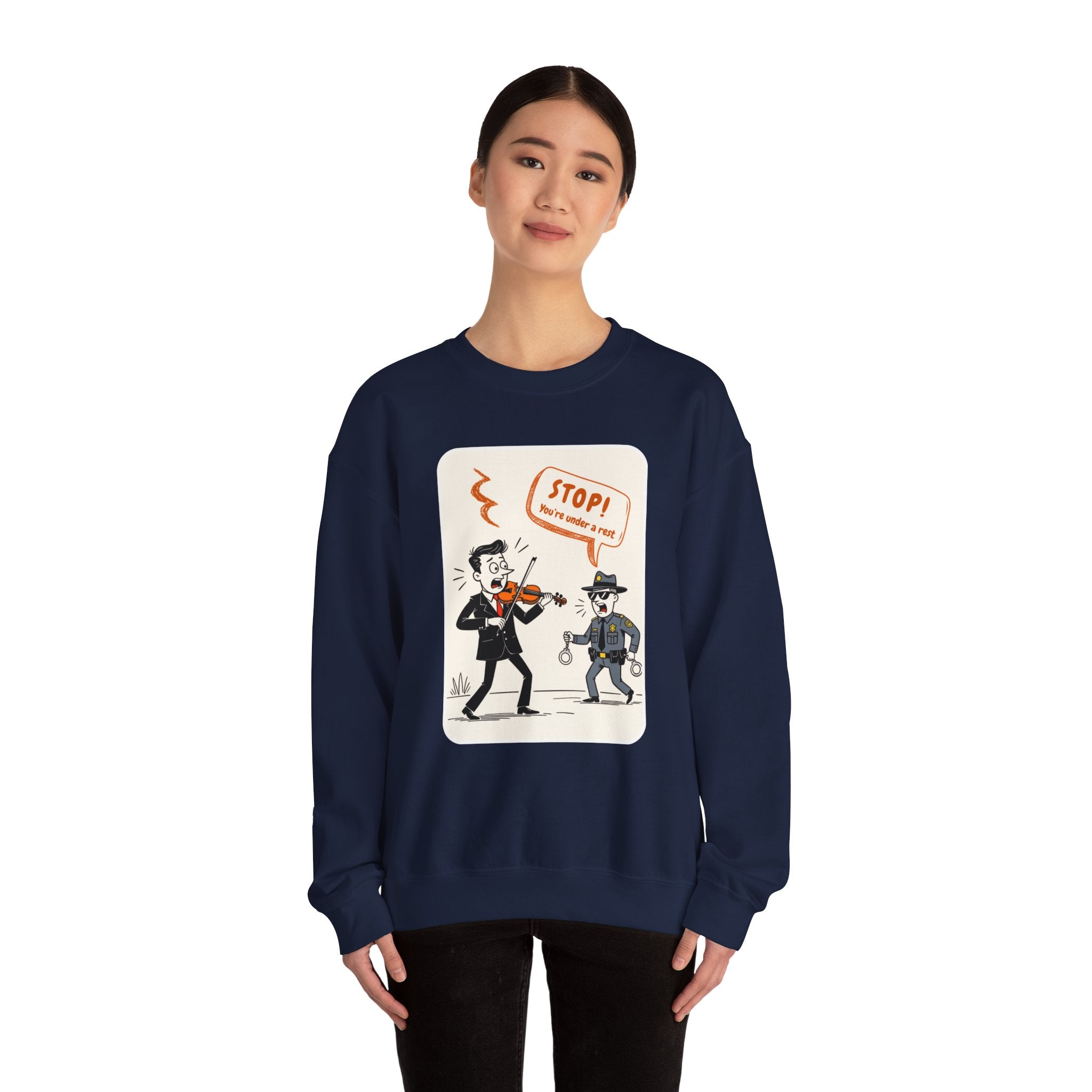 STOP! You’re Under A Rest Crew-Neck Sweatshirt