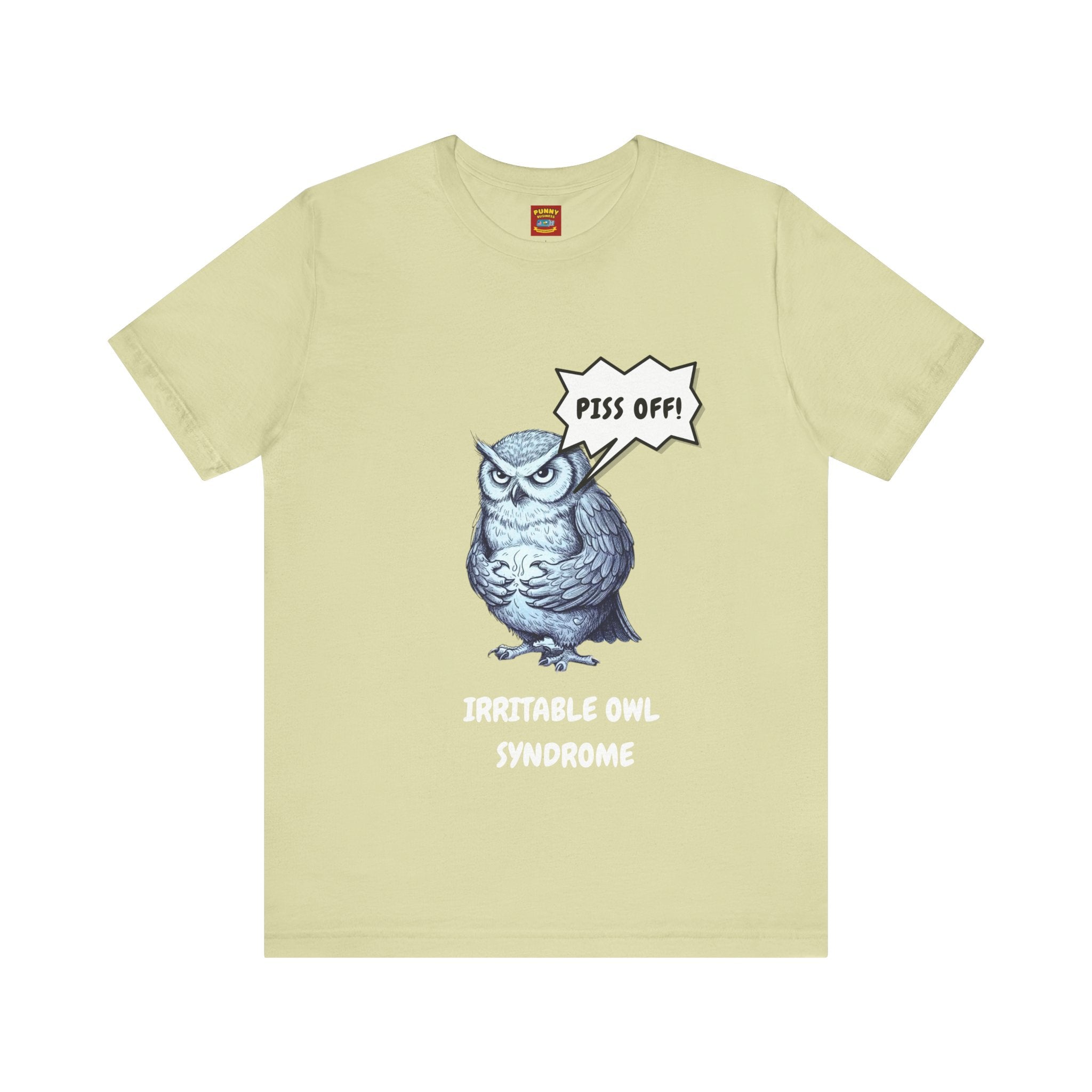 Irritable Owl Syndrome Funny Pun T-Shirt - Owl Lovers Tee