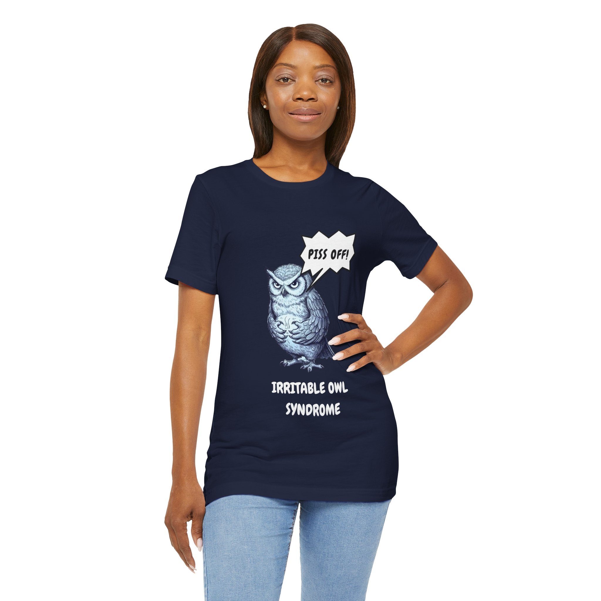 Irritable Owl Syndrome Funny Pun T-Shirt - Owl Lovers Tee