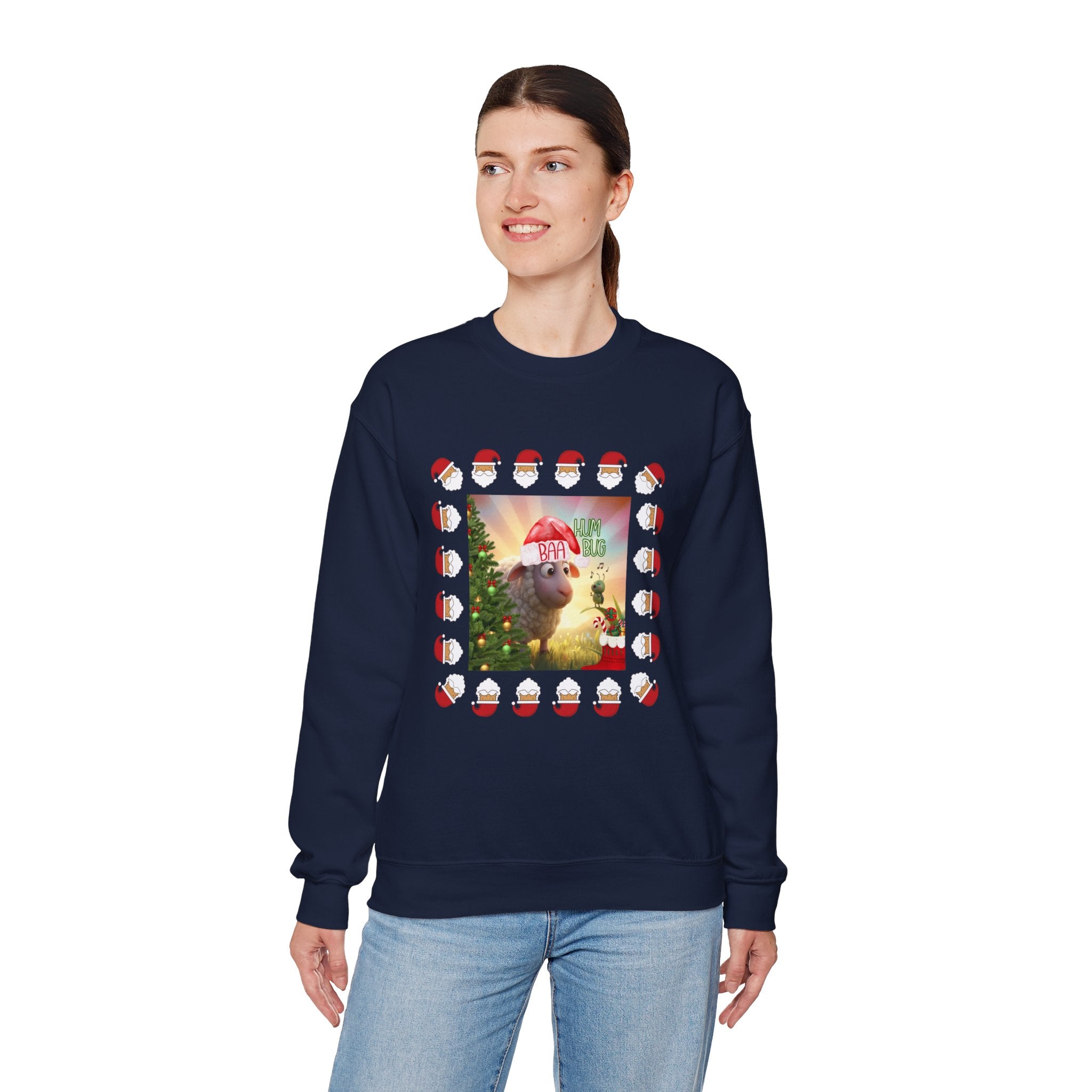 Baa Hum-Bug Crew-Neck Sweatshirt