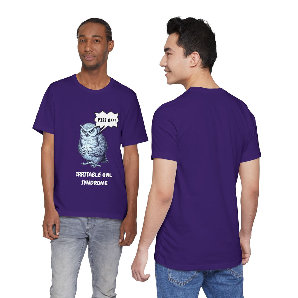 Irritable Owl Syndrome Funny Pun T-Shirt - Owl Lovers Tee