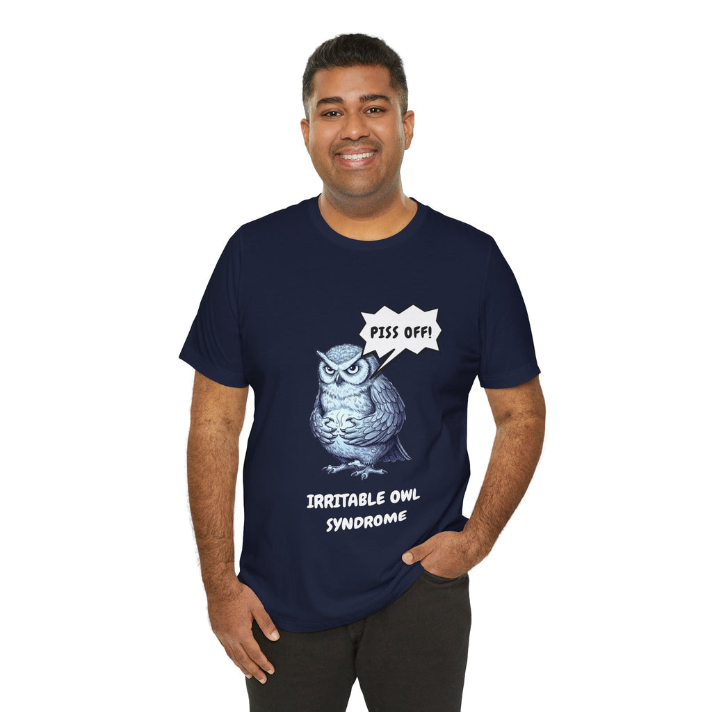 Irritable Owl Syndrome Funny Pun T-Shirt - Owl Lovers Tee