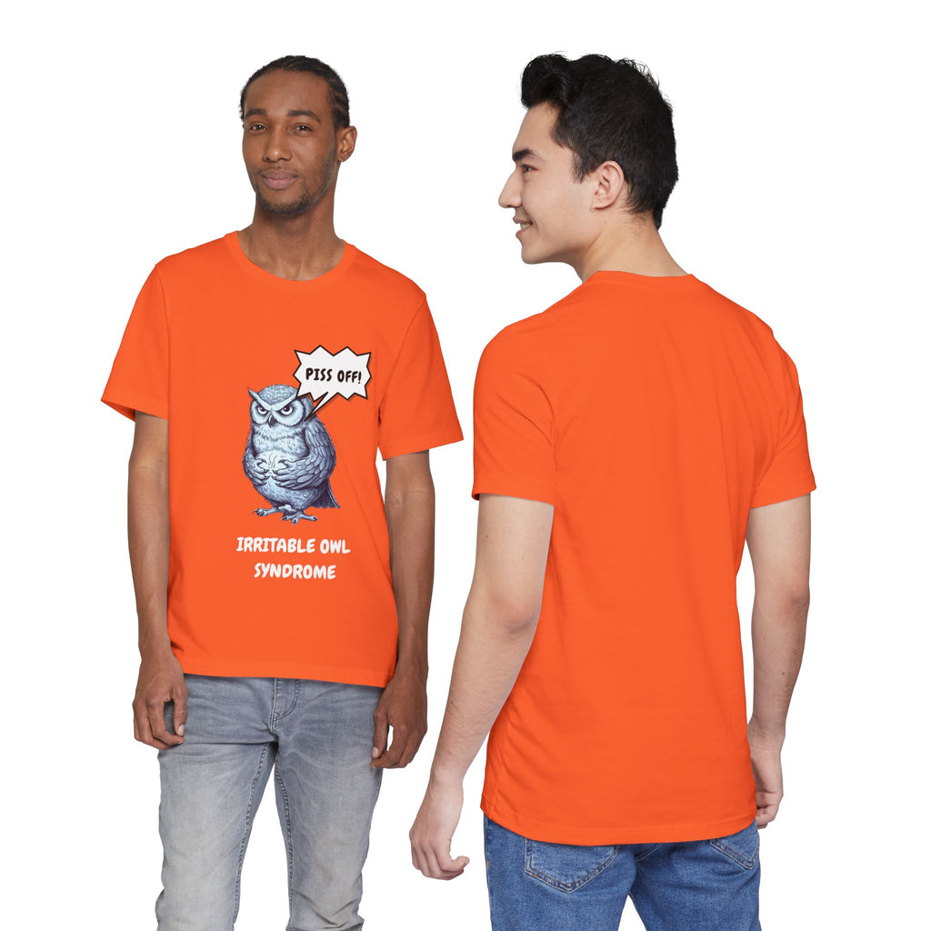 Irritable Owl Syndrome Funny Pun T-Shirt - Owl Lovers Tee