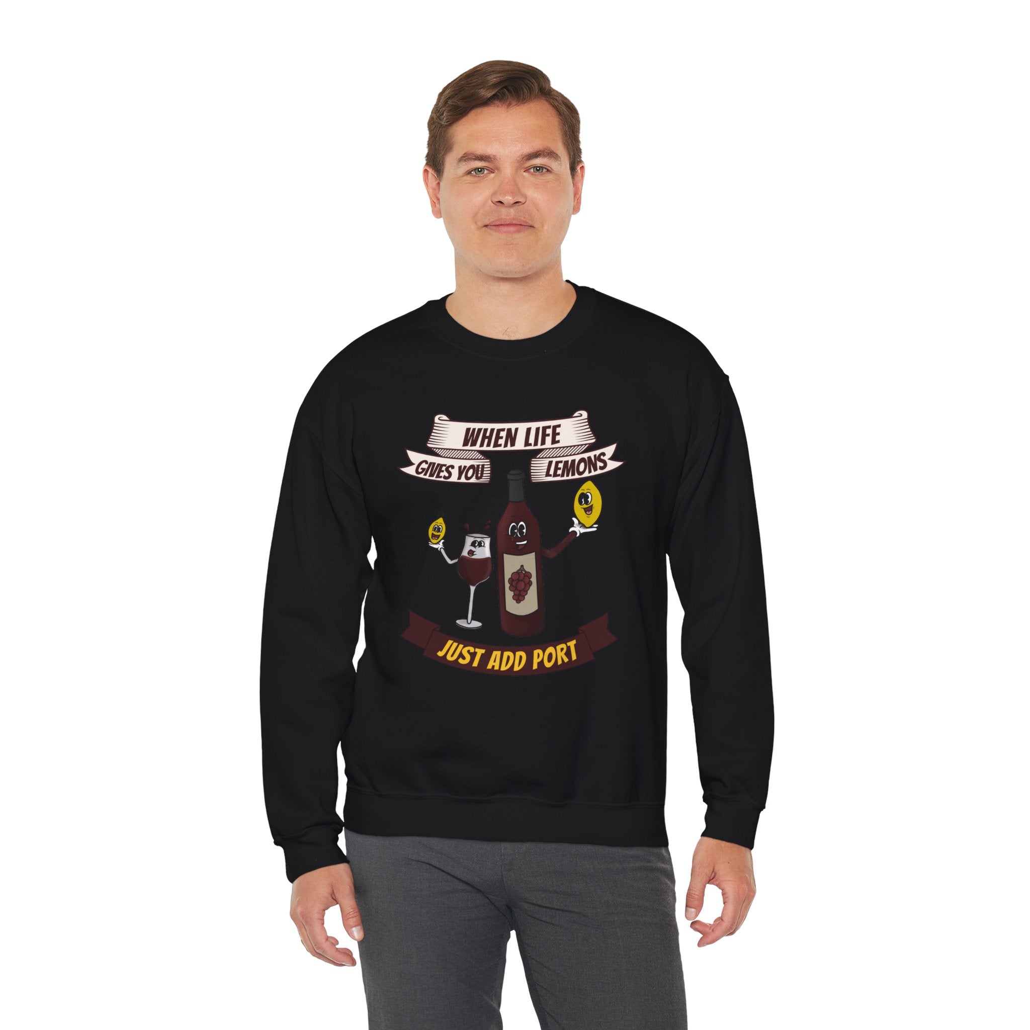 When Life Gives You Lemons Crew-Neck Sweatshirt