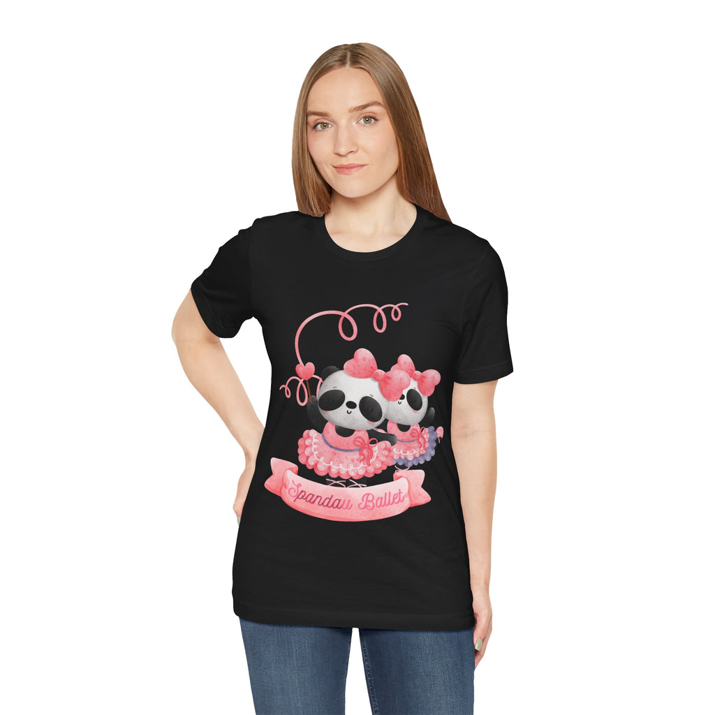 Pandau Ballet T-Shirt: Cute, Whimsical Panda Ballet Dancers