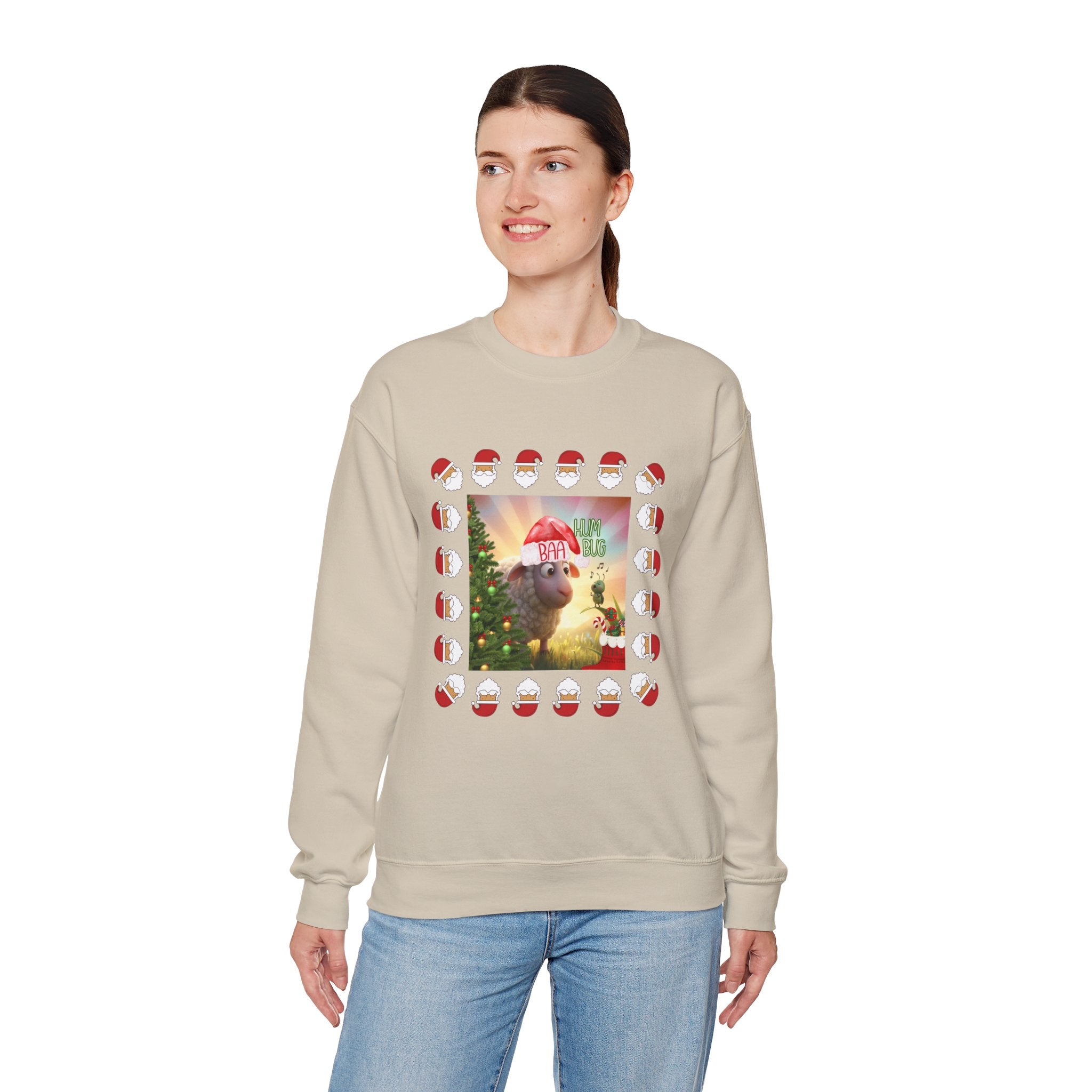 Baa Hum-Bug Crew-Neck Sweatshirt