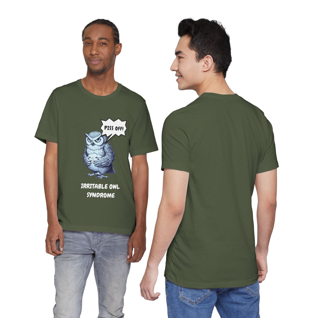 Irritable Owl Syndrome Funny Pun T-Shirt - Owl Lovers Tee