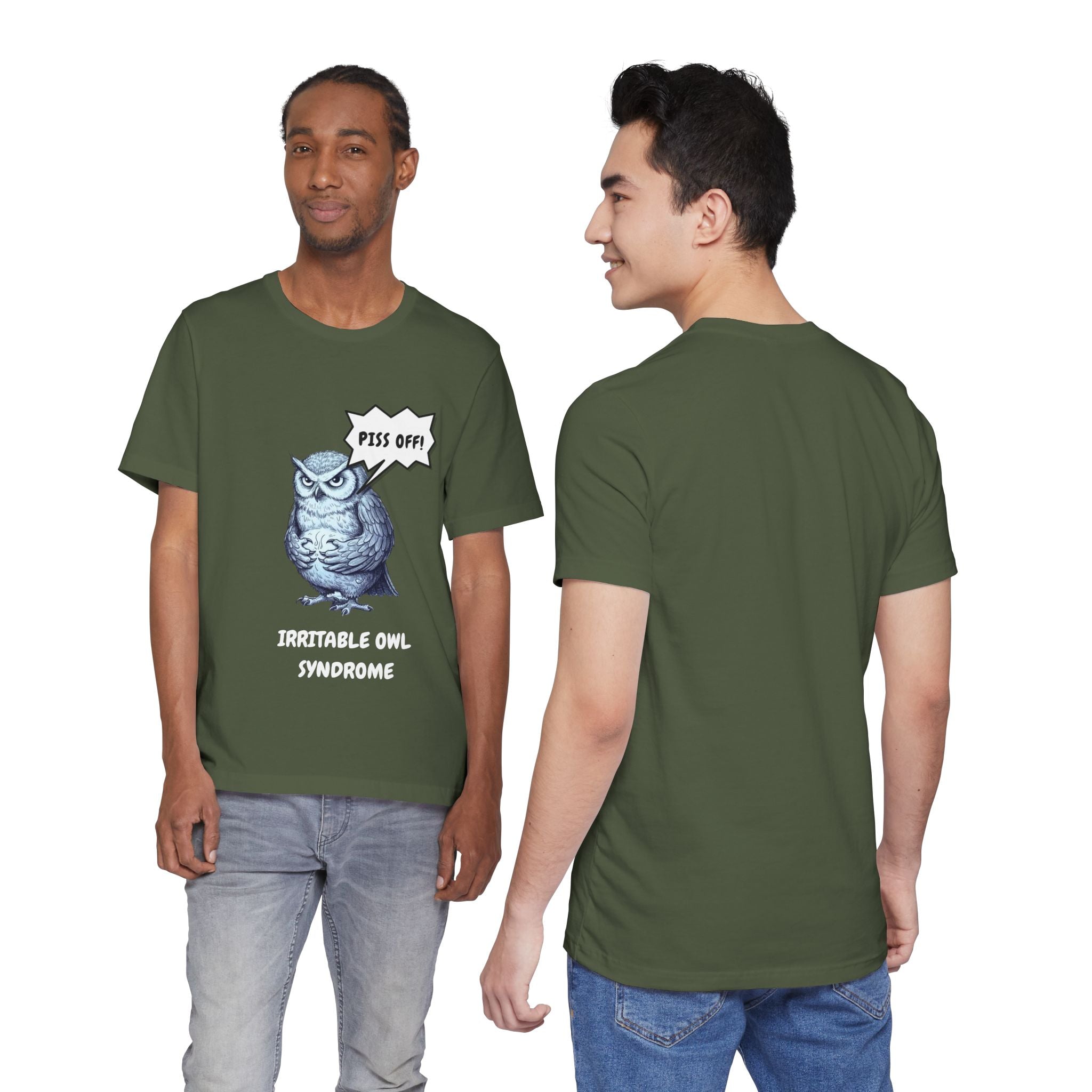 Irritable Owl Syndrome Funny Pun T-Shirt - Owl Lovers Tee
