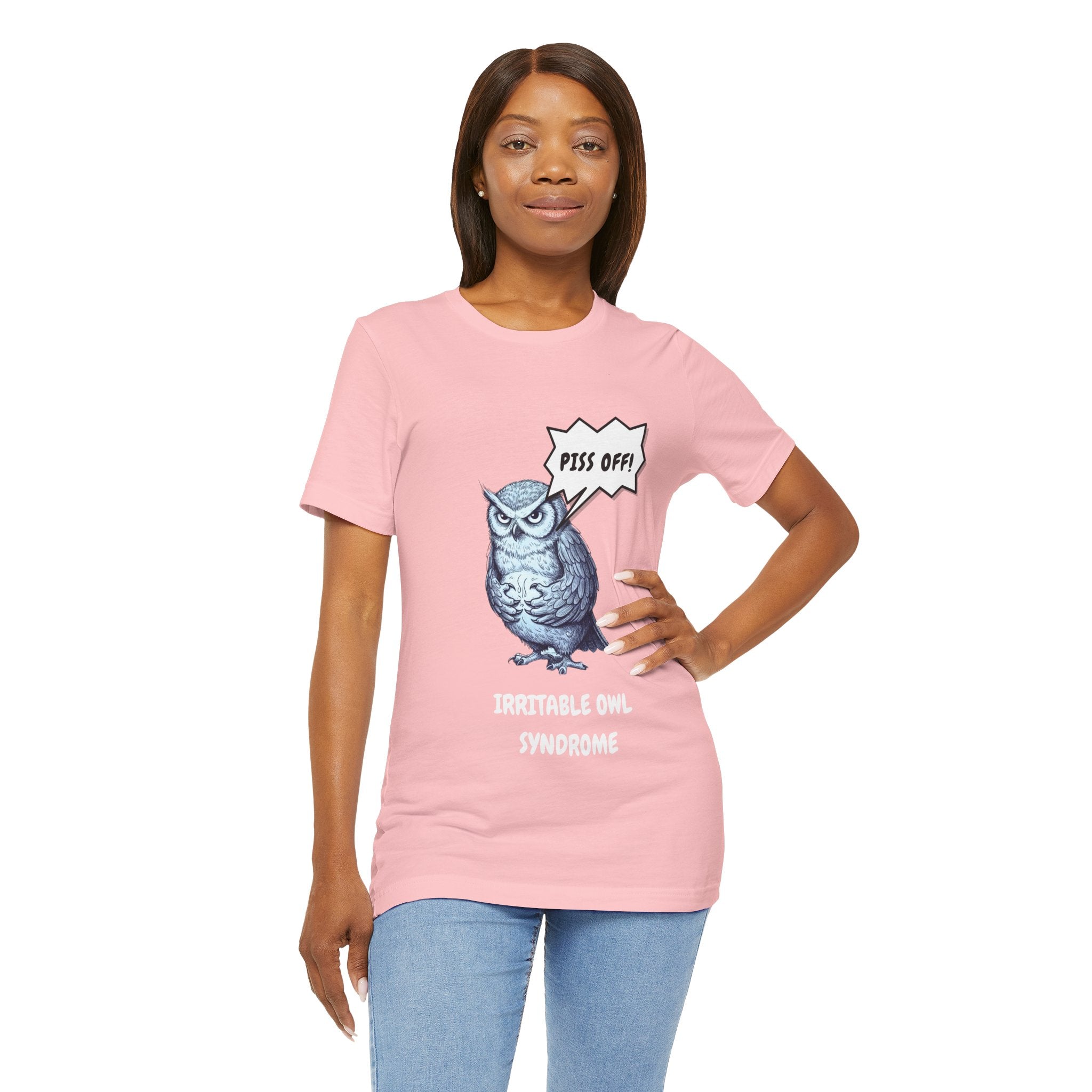 Irritable Owl Syndrome Funny Pun T-Shirt - Owl Lovers Tee