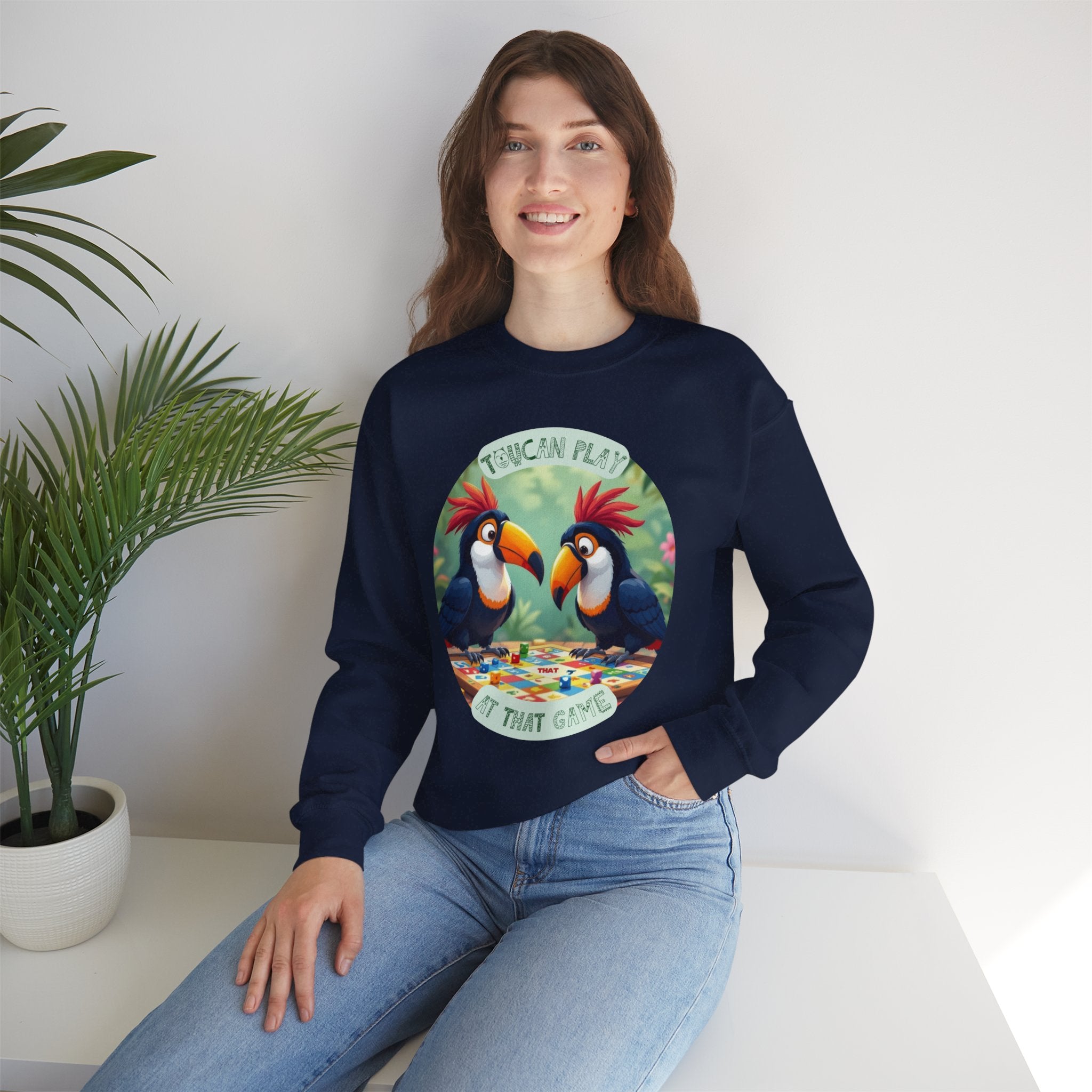 Toucan Game Crewneck Sweatshirt – "Toucan Play At That Game" Graphic