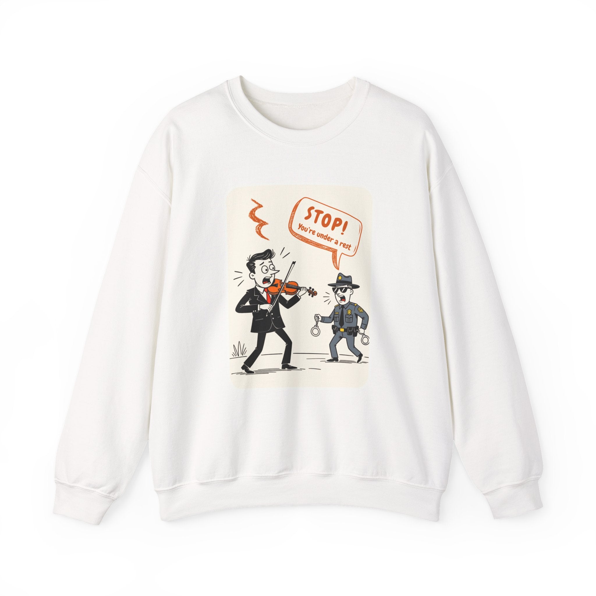 STOP! You’re Under A Rest Crew-Neck Sweatshirt