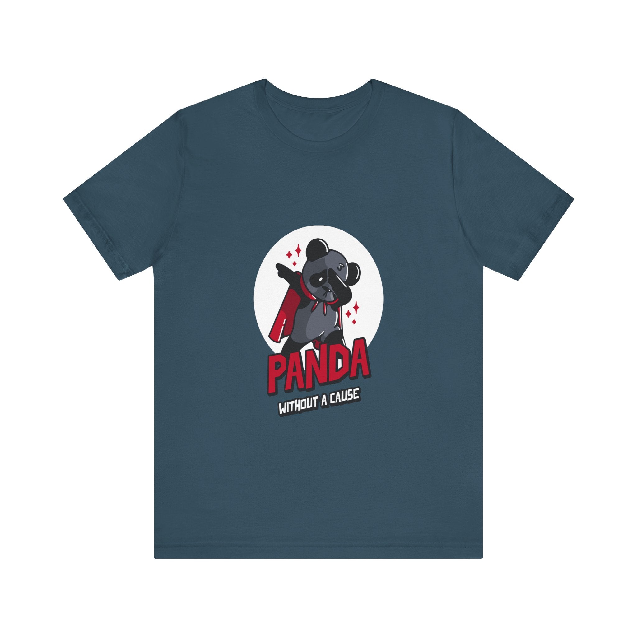 Panda Without a Cause T-Shirt: Quirky Cartoon Panda Mascot