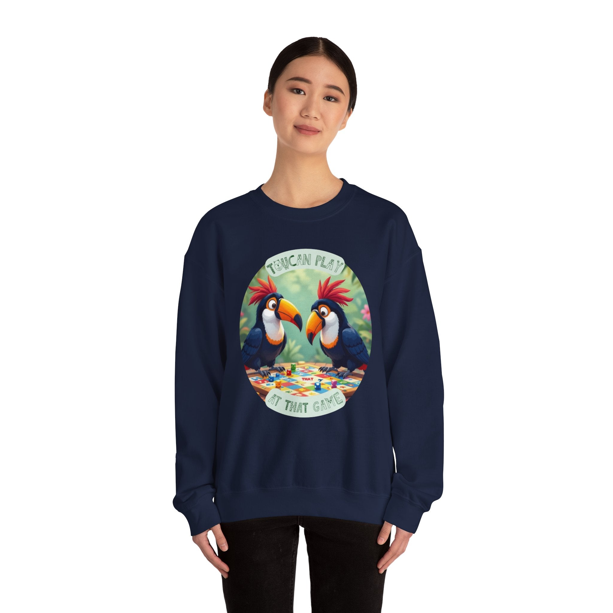 Toucan Game Crewneck Sweatshirt – "Toucan Play At That Game" Graphic