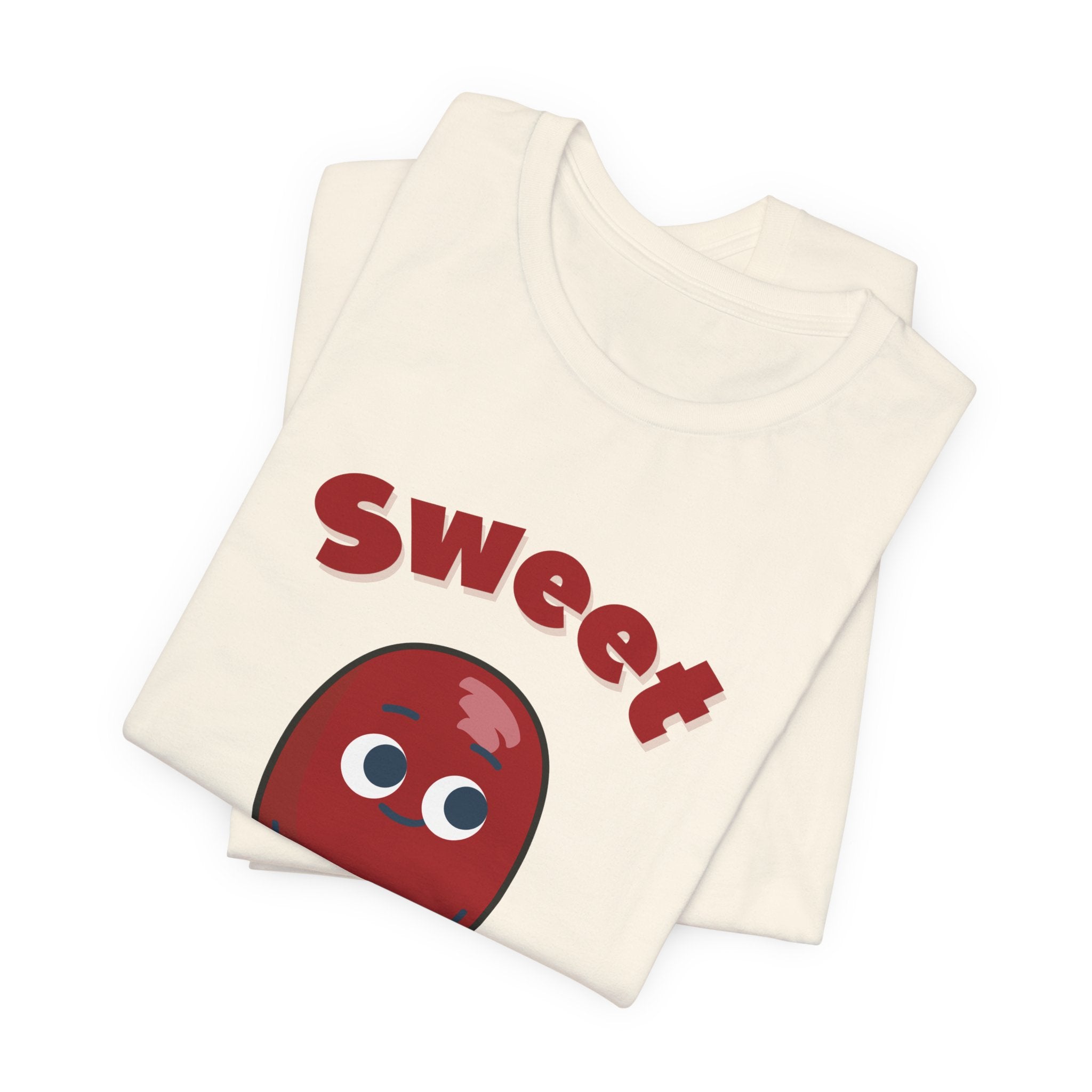 Sweet Potato T-Shirt: Cartoon Vegetable Character, Whimsical Food Illustration