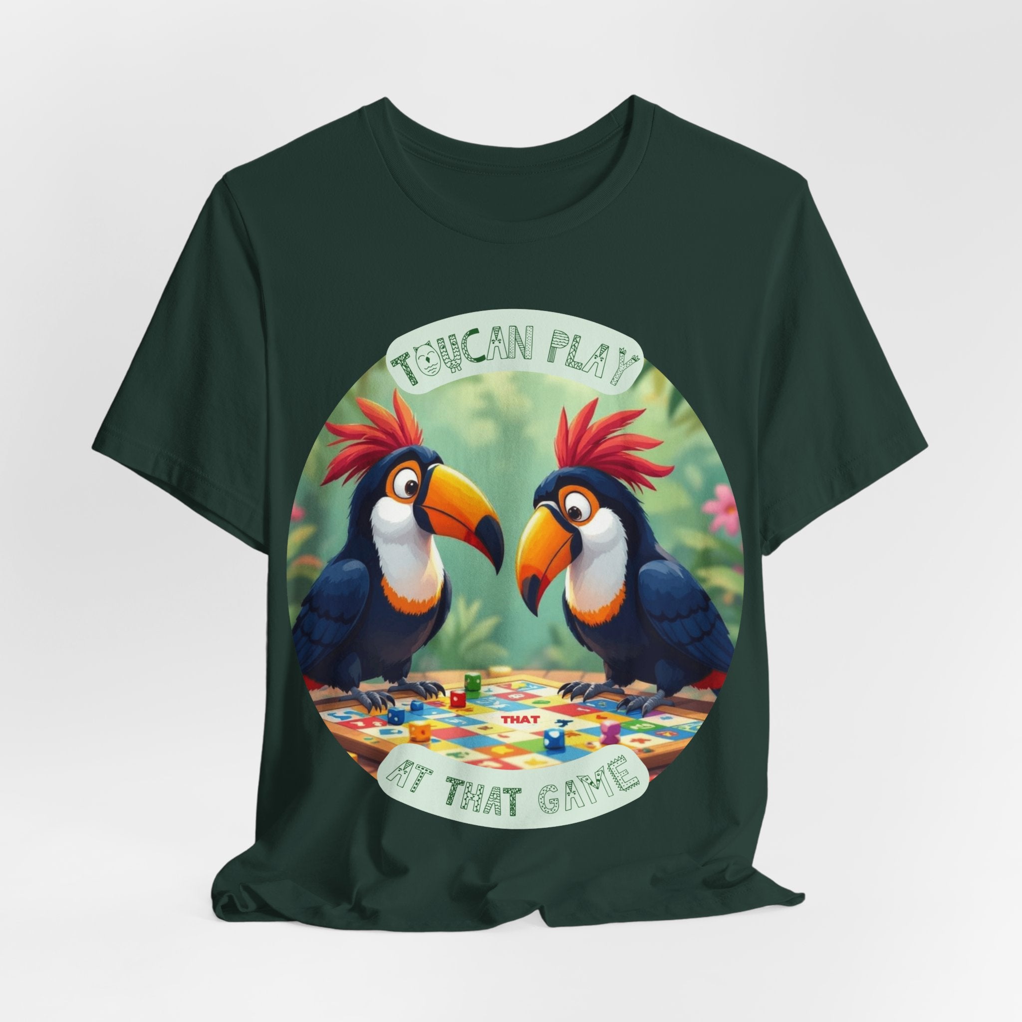 Toucan Play At That Game T-Shirt: Ideal For Exotic Bird-Lovers & Board Game Lovers Alike