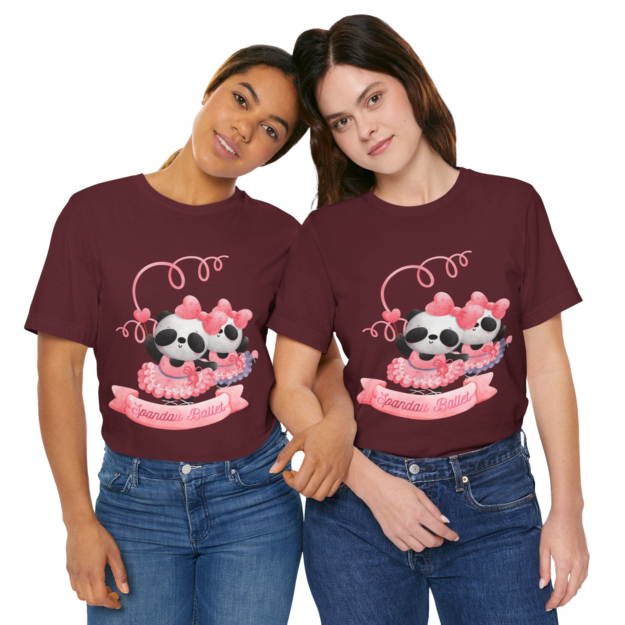 Pandau Ballet T-Shirt: Cute, Whimsical Panda Ballet Dancers
