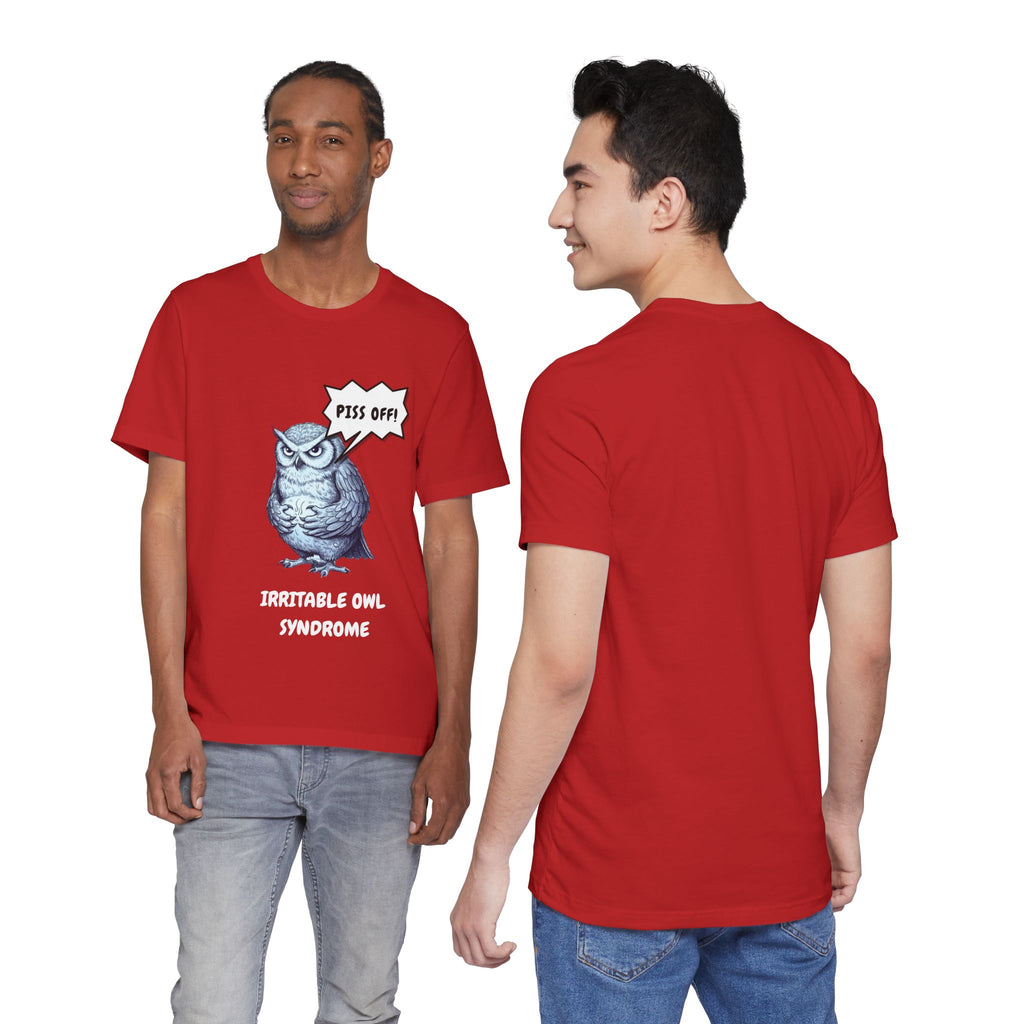 Irritable Owl Syndrome Funny Pun T-Shirt - Owl Lovers Tee