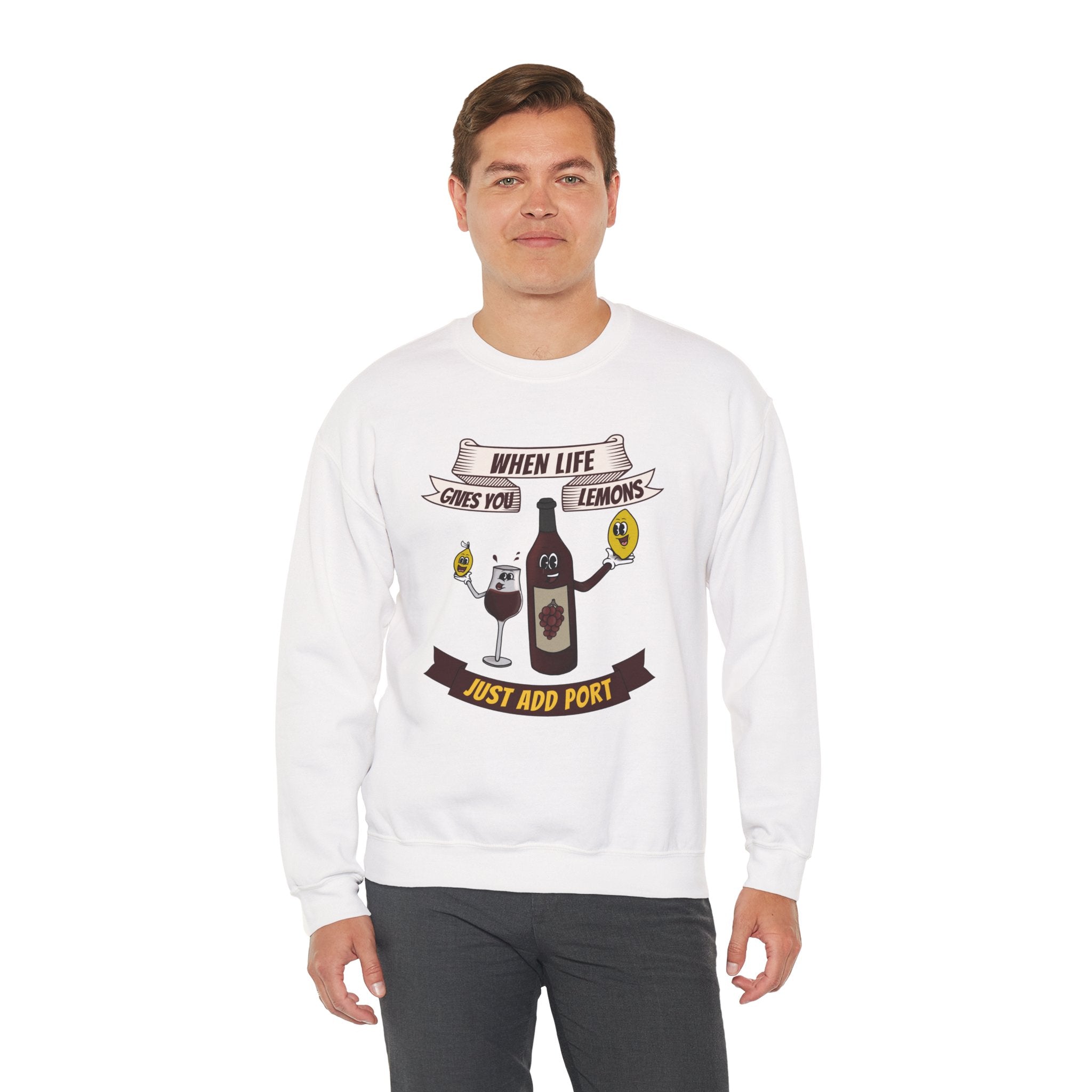 When Life Gives You Lemons Crew-Neck Sweatshirt