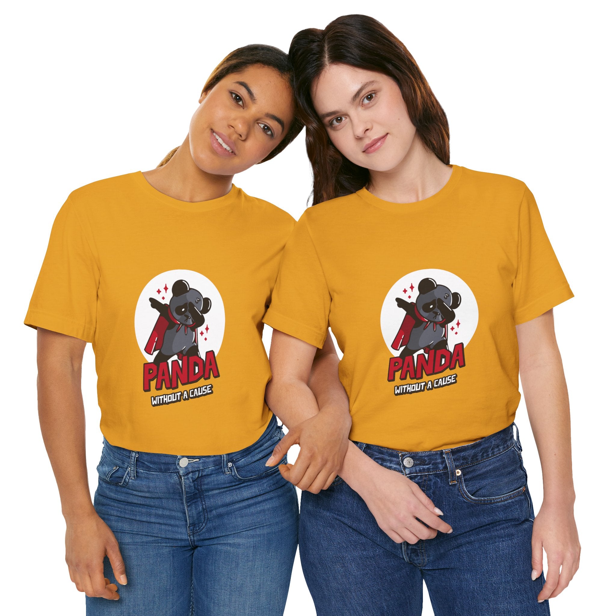 Panda Without a Cause T-Shirt: Quirky Cartoon Panda Mascot