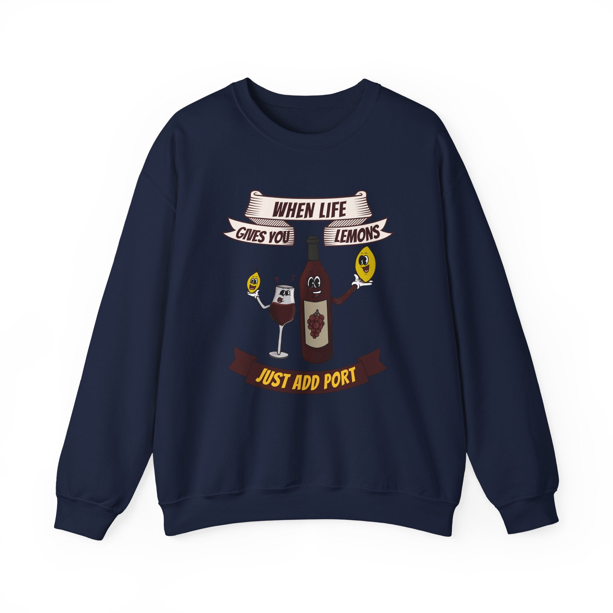 When Life Gives You Lemons Crew-Neck Sweatshirt