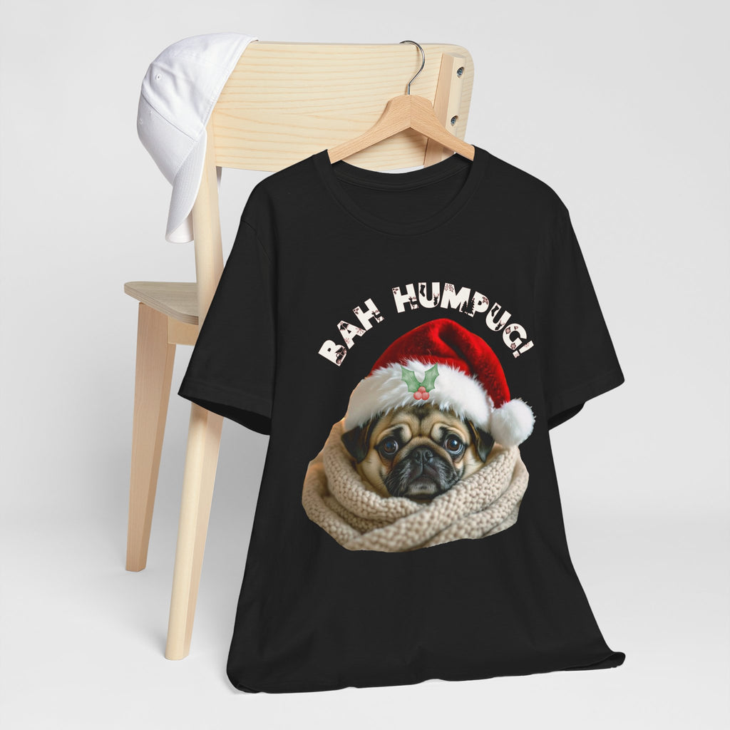 Bah Humpug Christmas T-Shirt: Perfect For Pug-Lovers
