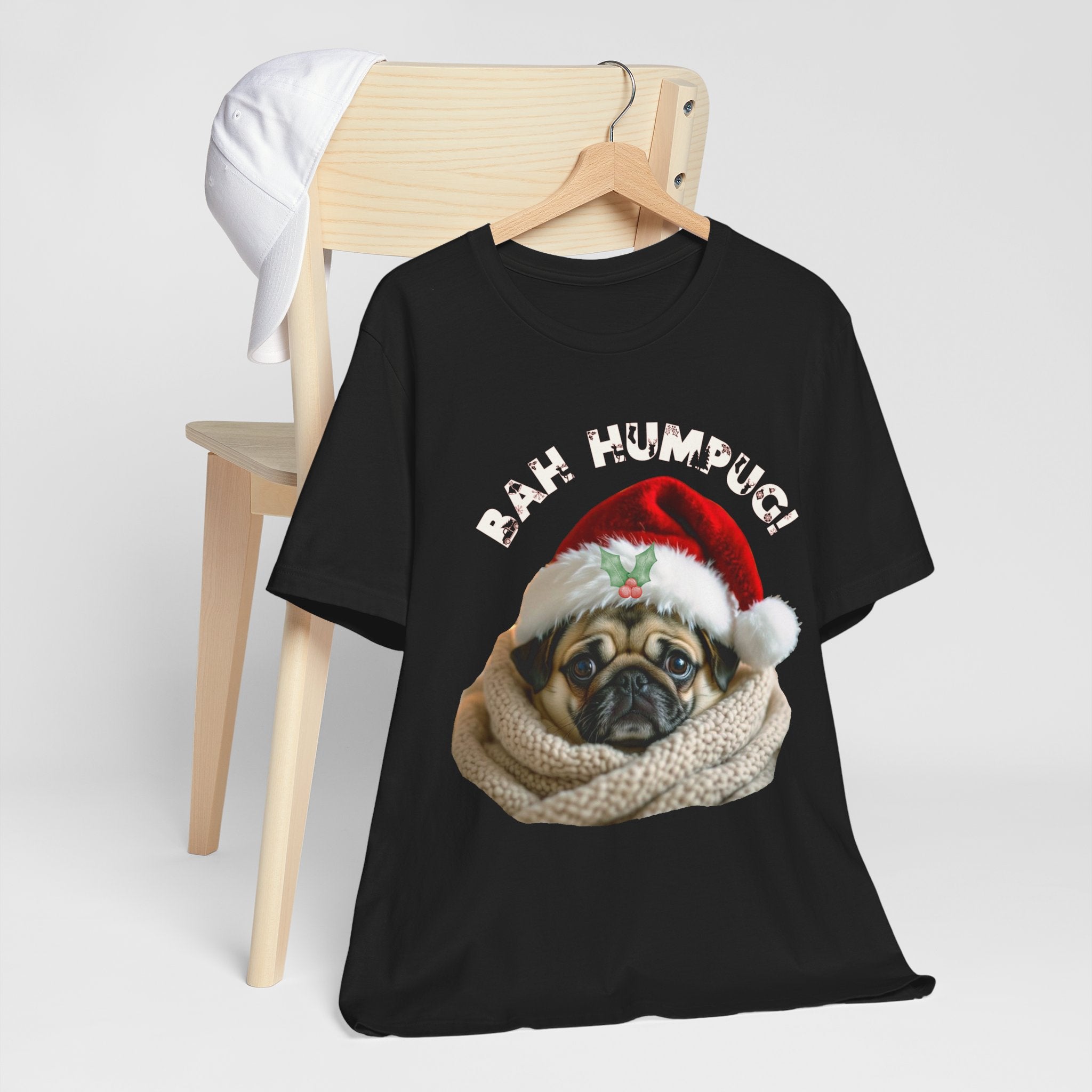 Bah Humpug Christmas T-Shirt: Perfect For Pug-Lovers