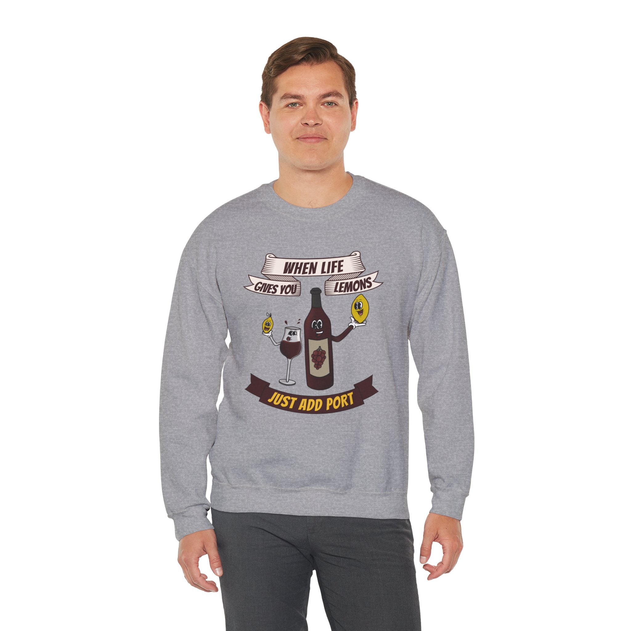 When Life Gives You Lemons Crew-Neck Sweatshirt