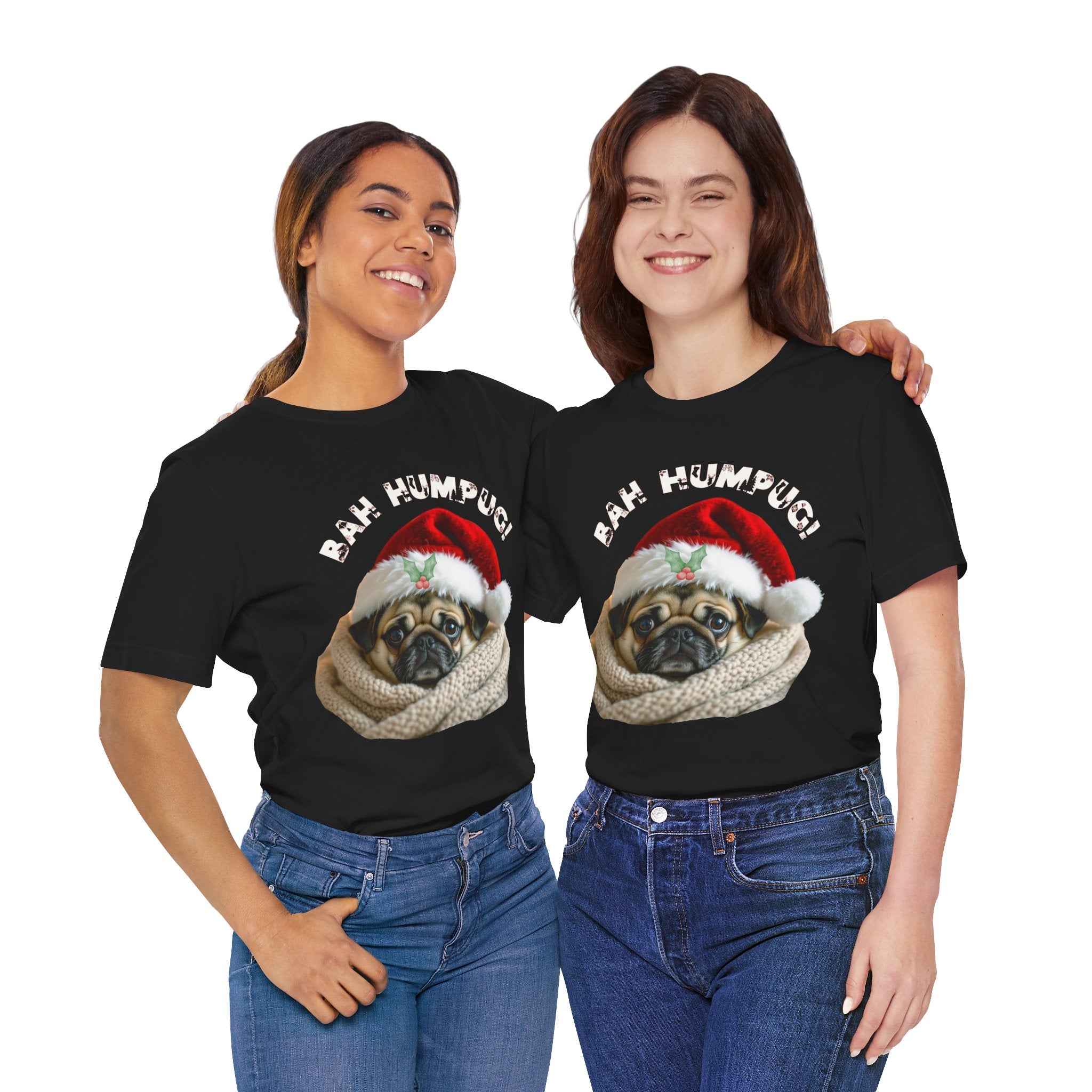 Bah Humpug Christmas T-Shirt: Perfect For Pug-Lovers