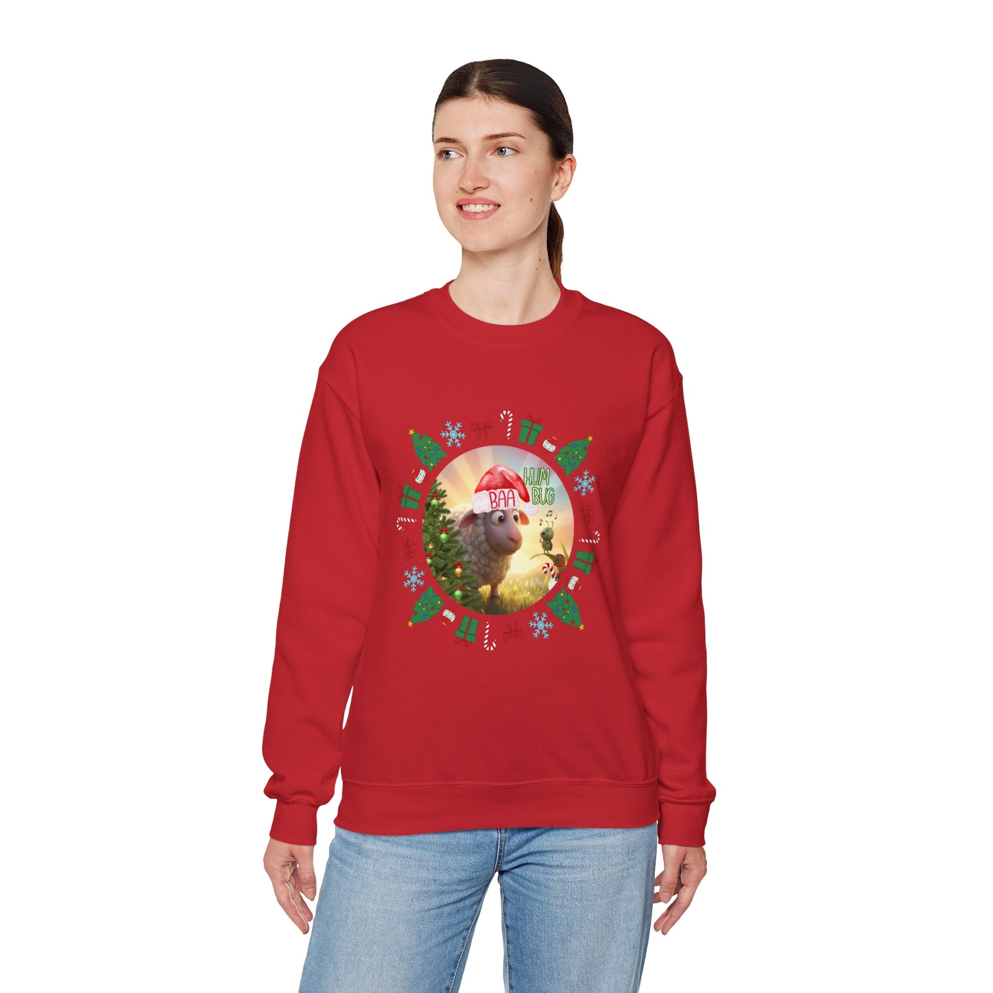 Baa Hum-Bug Crew-Neck Sweatshirt