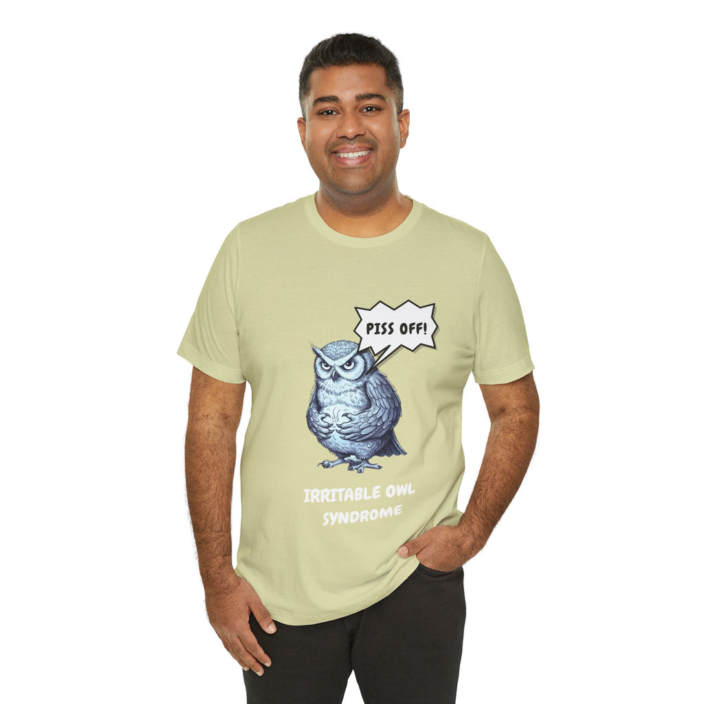Irritable Owl Syndrome Funny Pun T-Shirt - Owl Lovers Tee