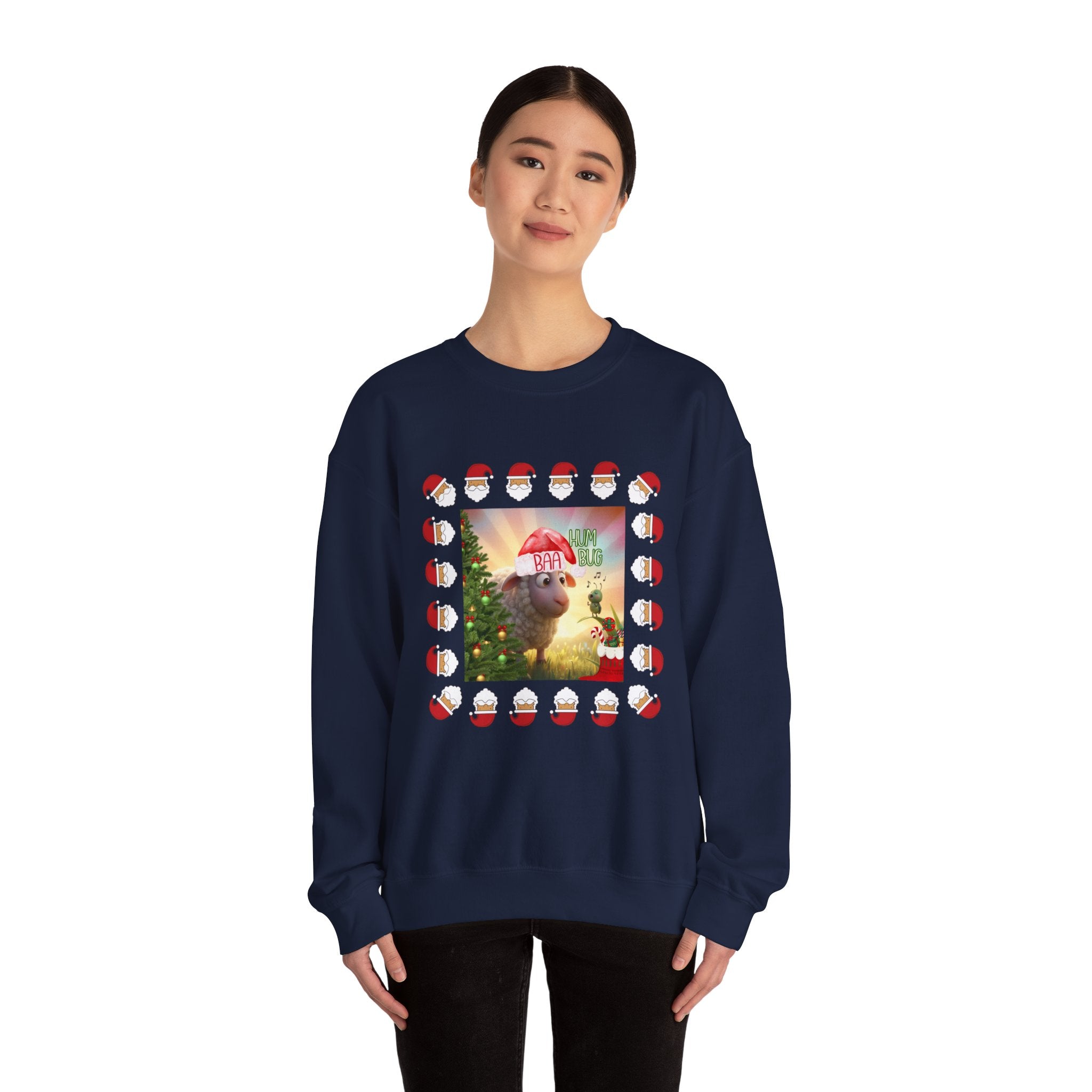 Baa Hum-Bug Crew-Neck Sweatshirt