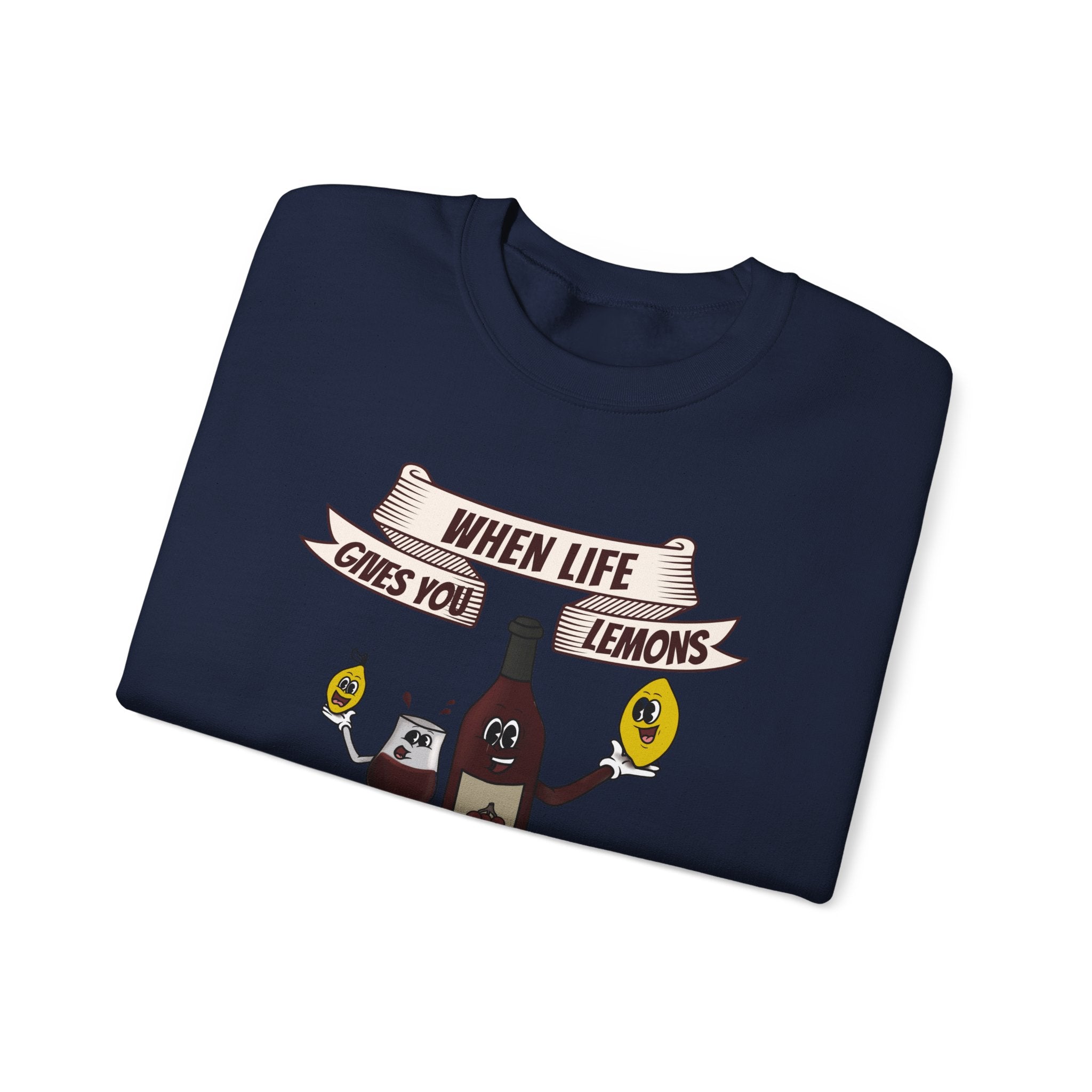When Life Gives You Lemons Crew-Neck Sweatshirt