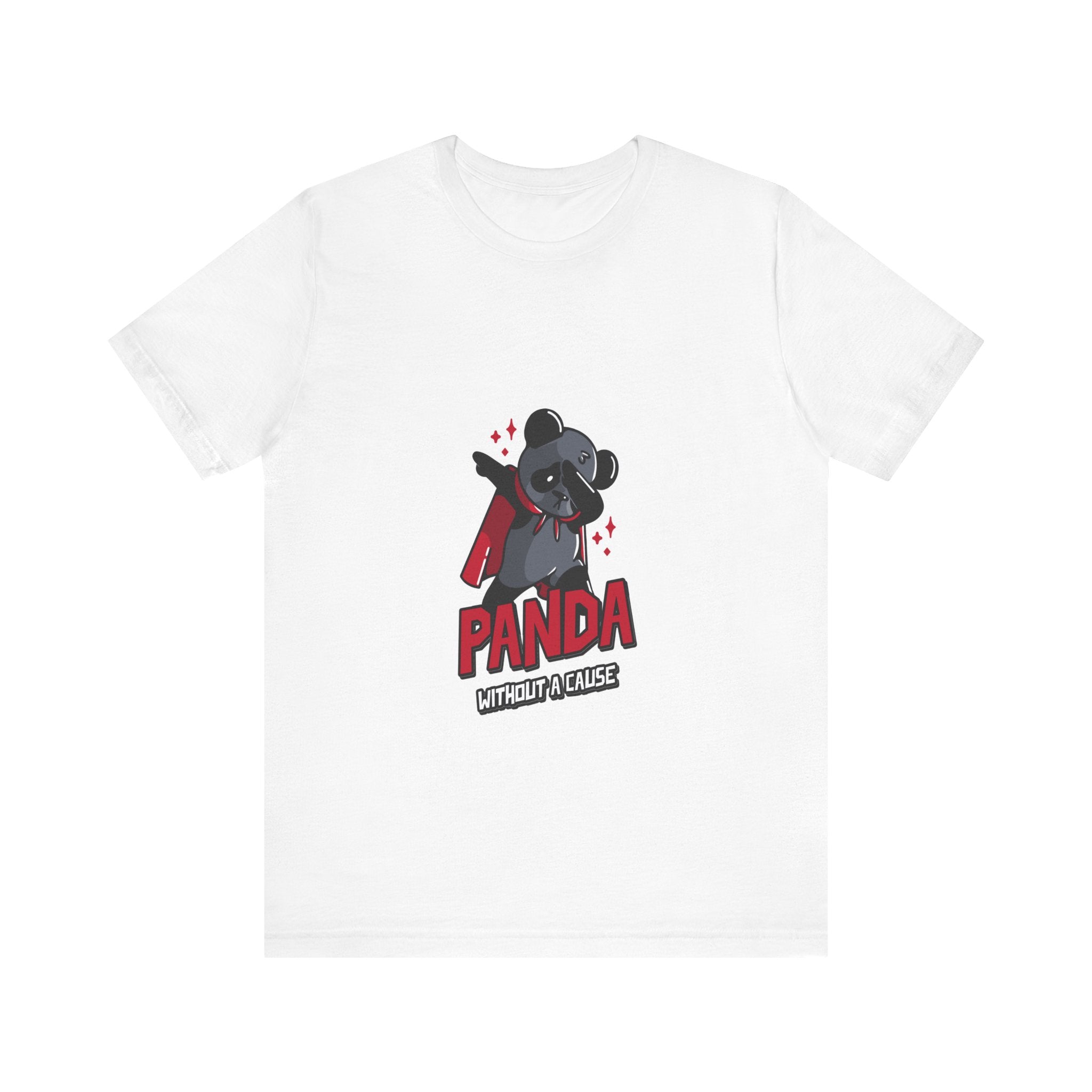 Panda Without a Cause T-Shirt: Quirky Cartoon Panda Mascot