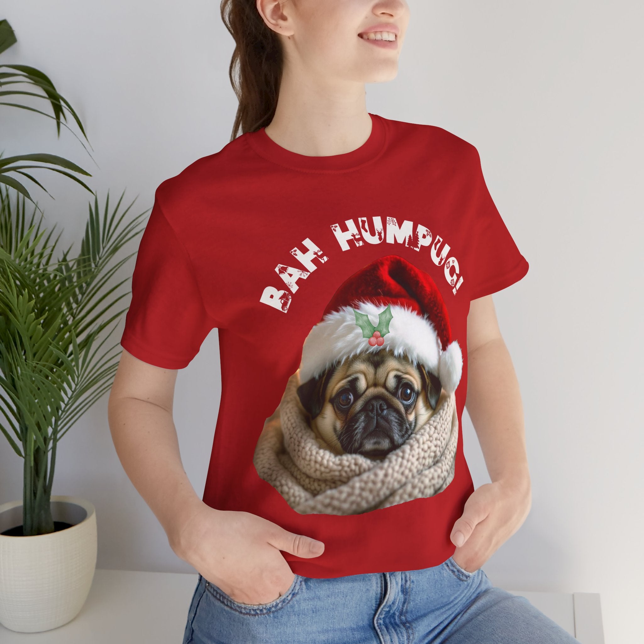 Bah Humpug Christmas T-Shirt: Perfect For Pug-Lovers