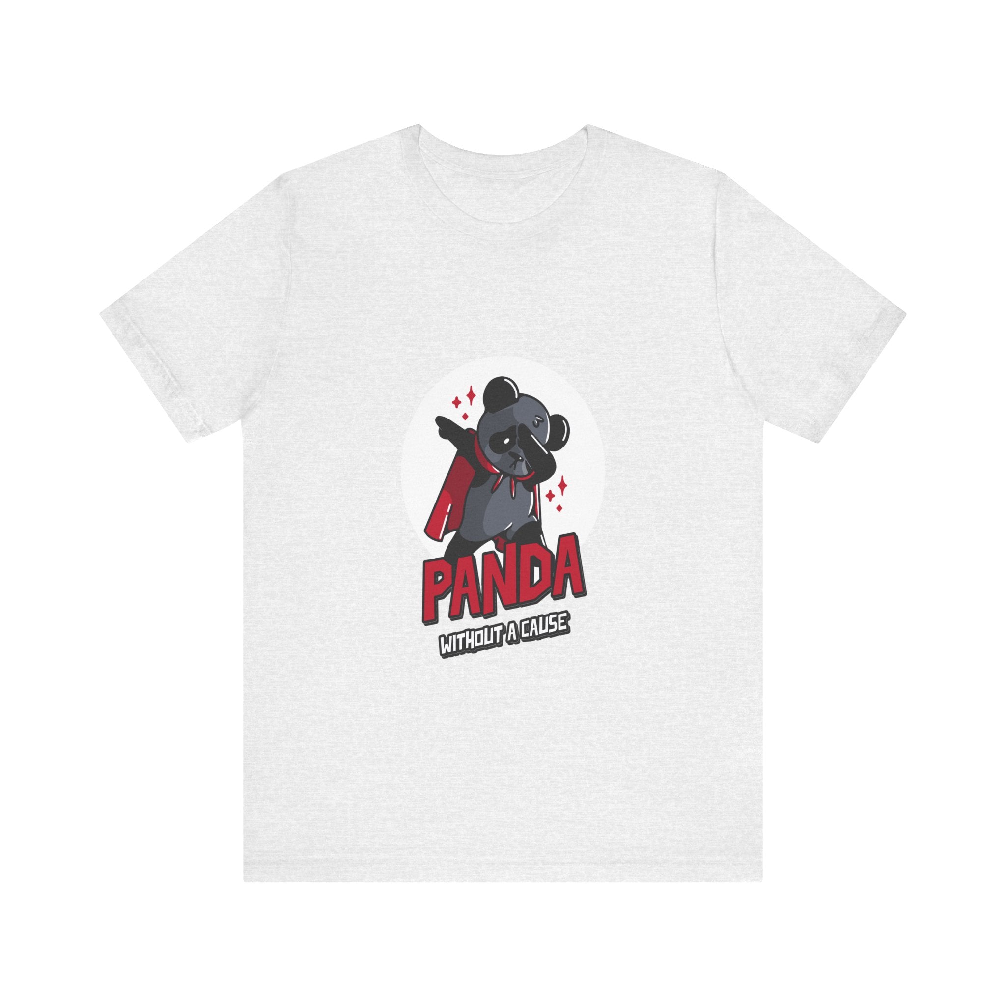 Panda Without a Cause T-Shirt: Quirky Cartoon Panda Mascot