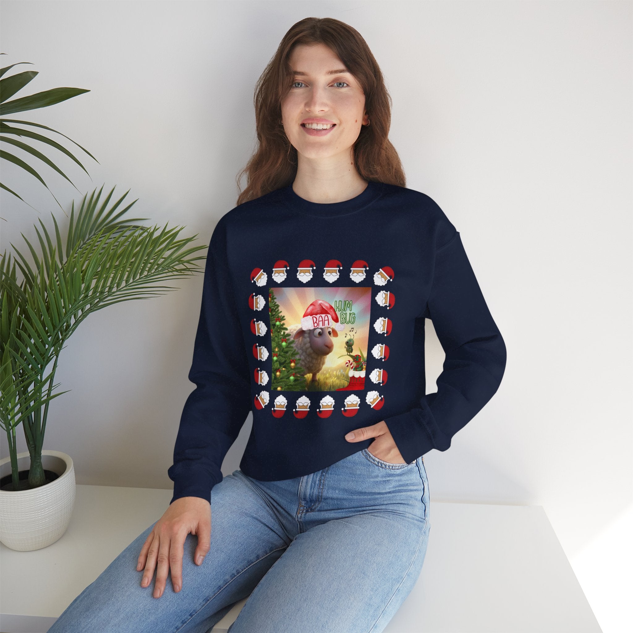 Baa Hum-Bug Crew-Neck Sweatshirt