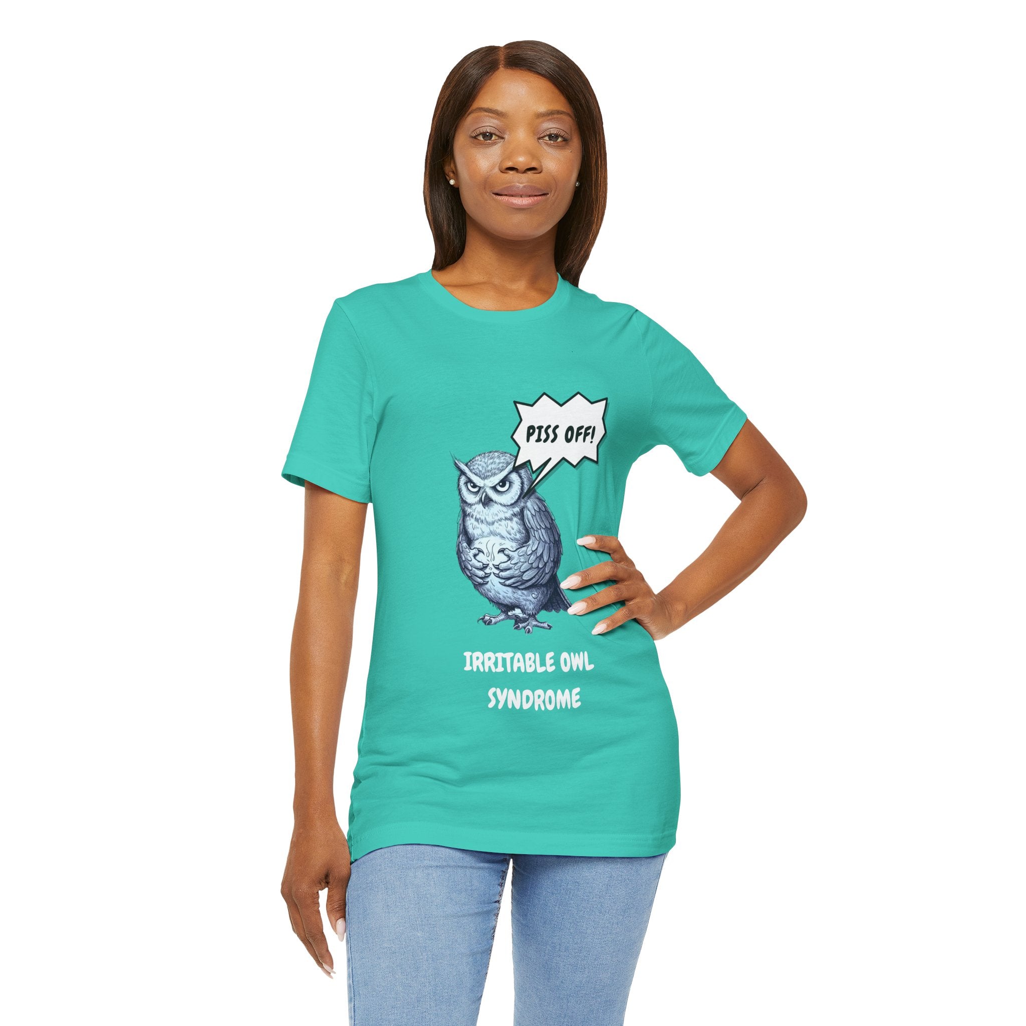 Irritable Owl Syndrome Funny Pun T-Shirt - Owl Lovers Tee