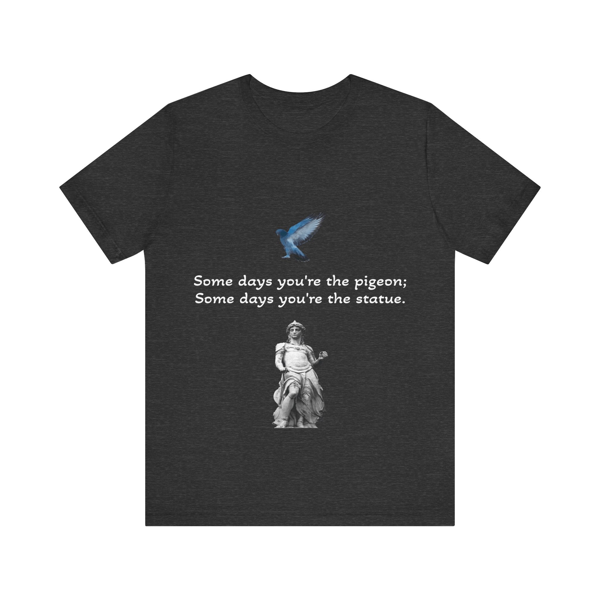 Sometimes You're The Pigeon, Sometimes You're The Statue T-Shirt: Existential Metaphor