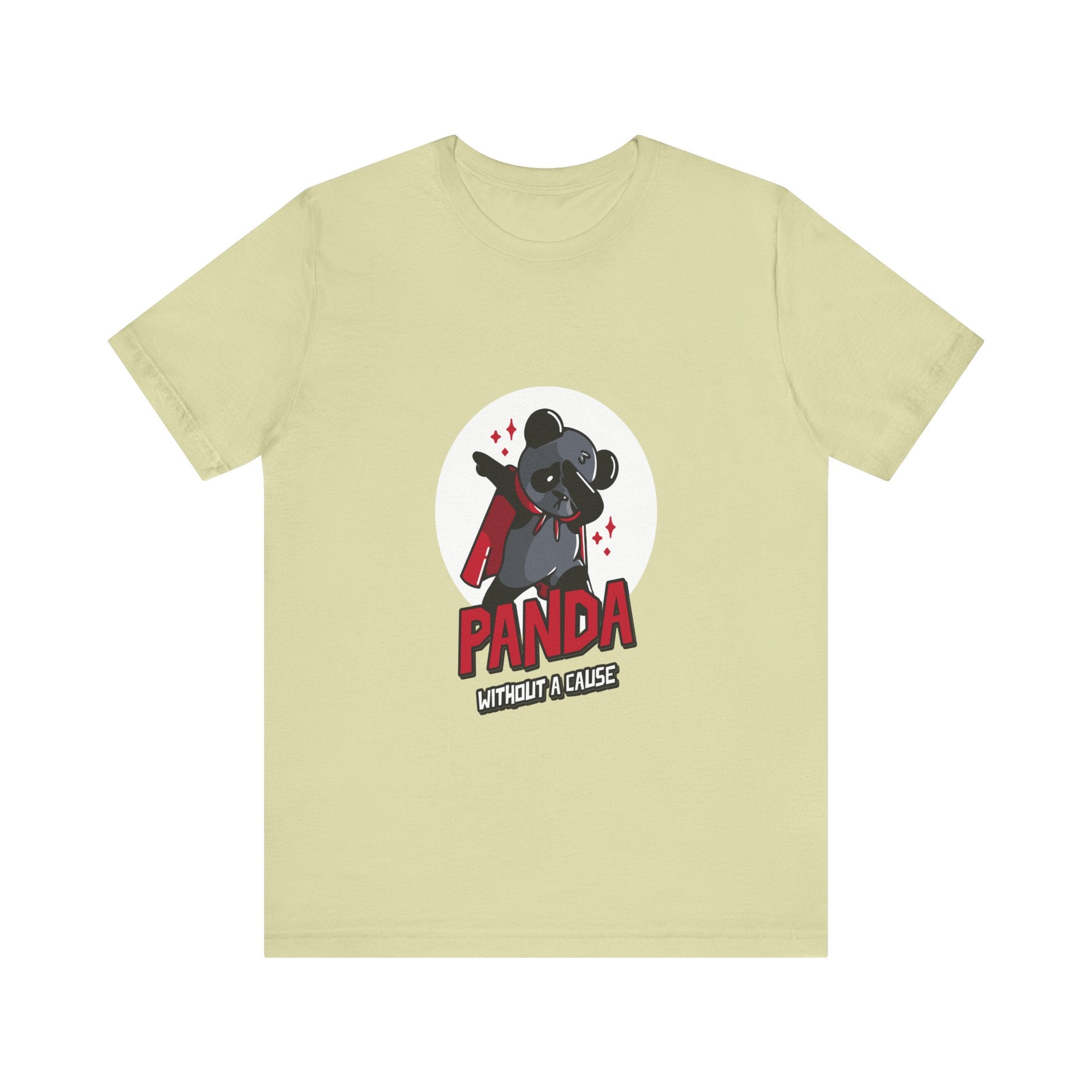 Panda Without a Cause T-Shirt: Quirky Cartoon Panda Mascot