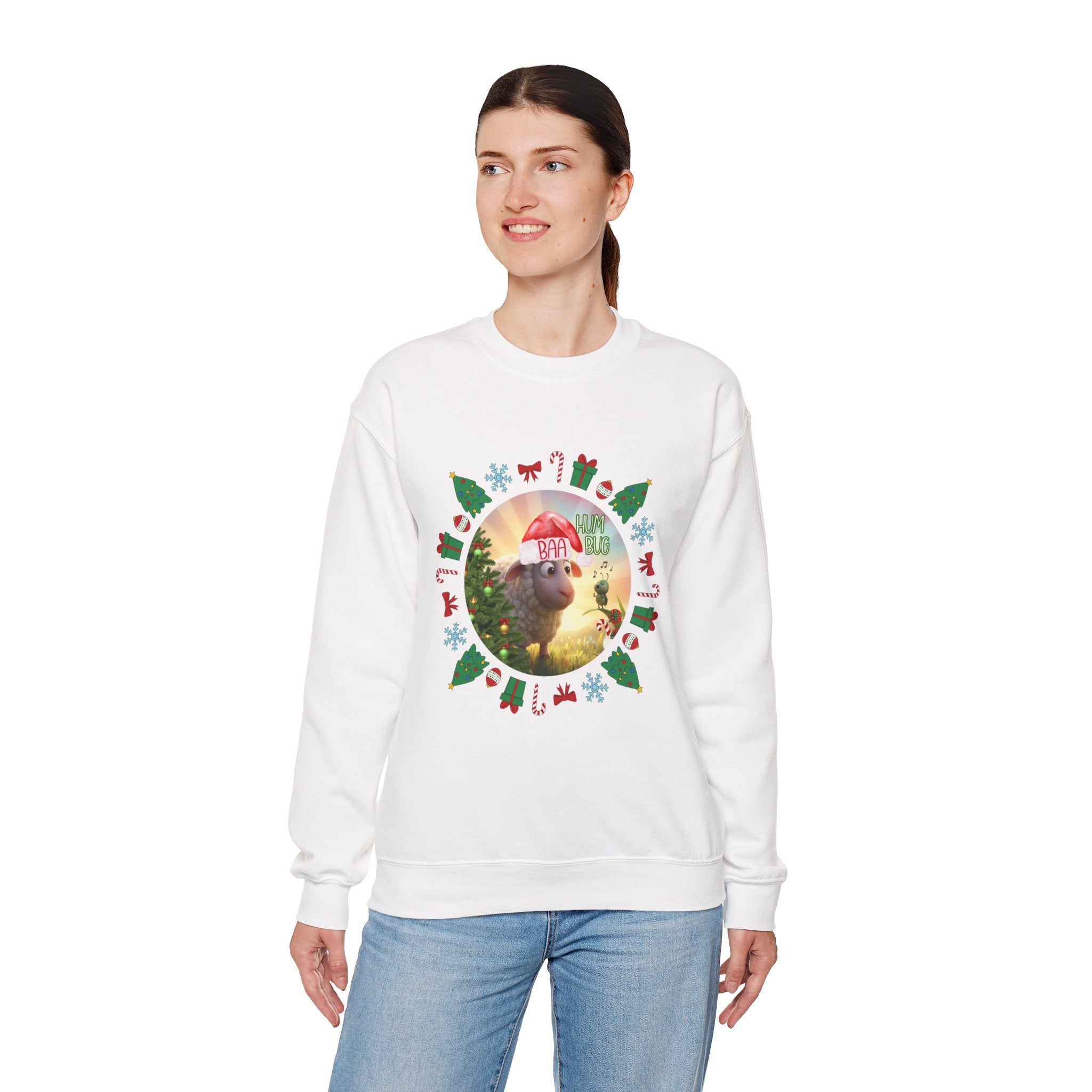 Baa Hum-Bug Crew-Neck Sweatshirt