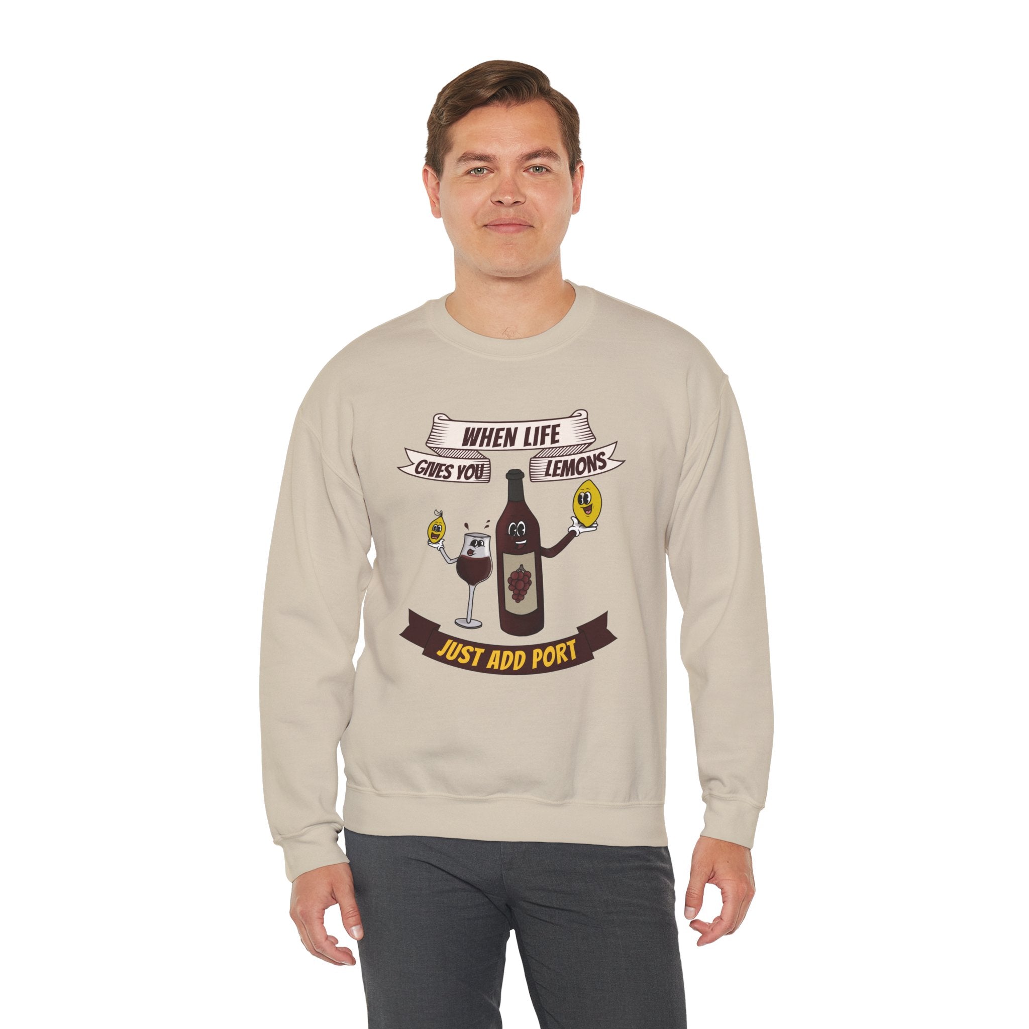 When Life Gives You Lemons Crew-Neck Sweatshirt