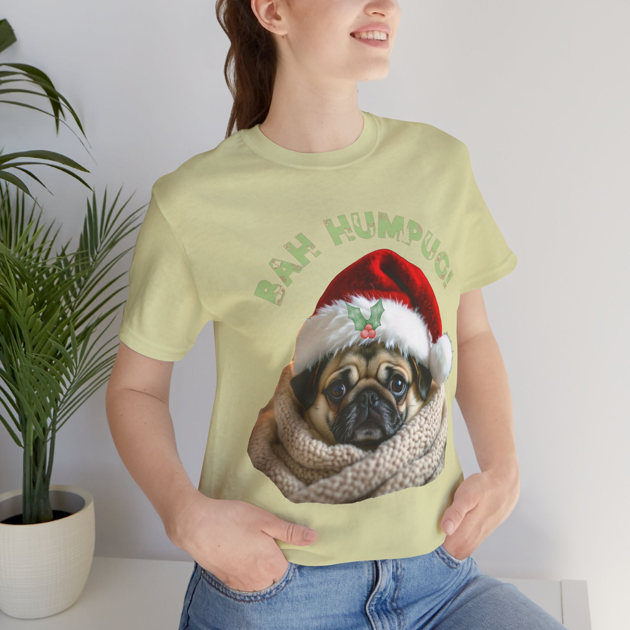 Bah Humpug Christmas T-Shirt: Perfect For Pug-Lovers