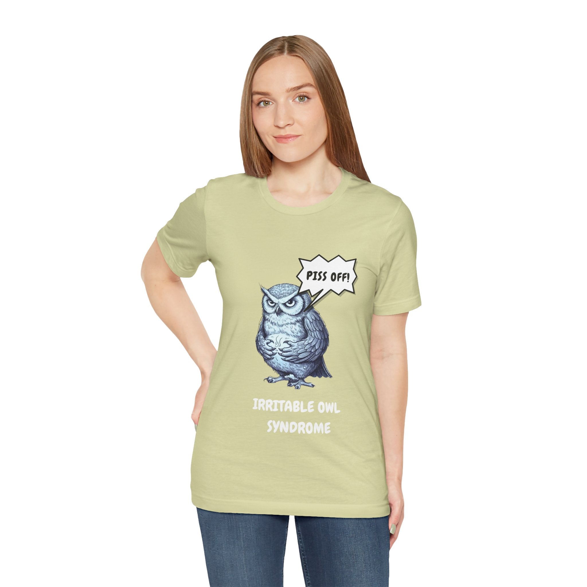 Irritable Owl Syndrome Funny Pun T-Shirt - Owl Lovers Tee