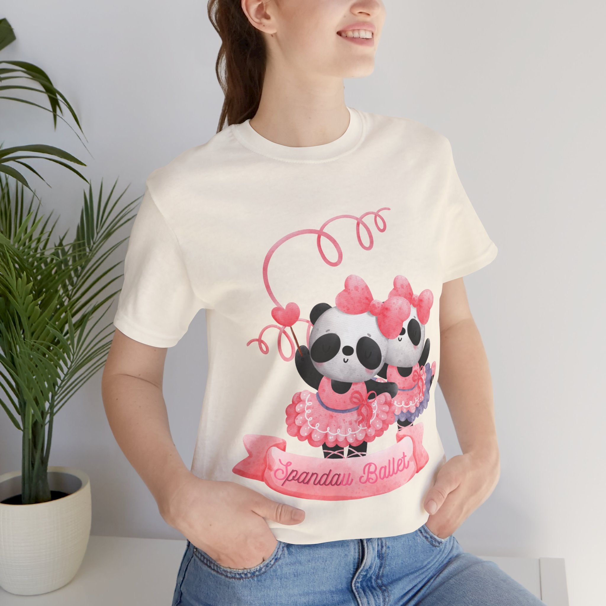 Pandau Ballet T-Shirt: Cute, Whimsical Panda Ballet Dancers