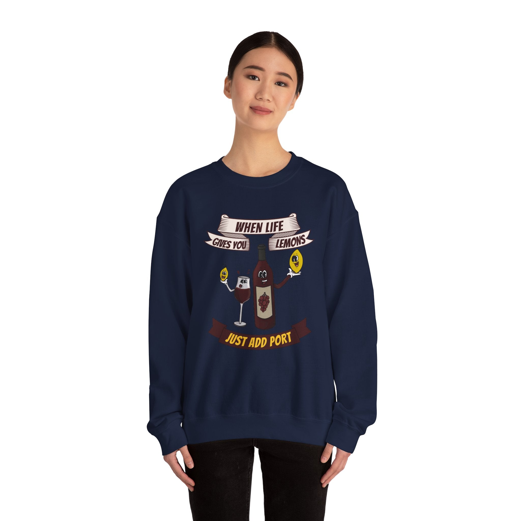 When Life Gives You Lemons Crew-Neck Sweatshirt