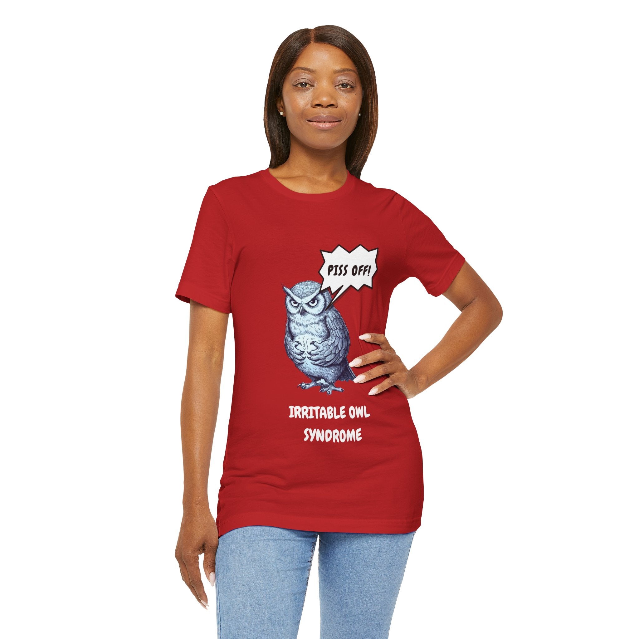 Irritable Owl Syndrome Funny Pun T-Shirt - Owl Lovers Tee